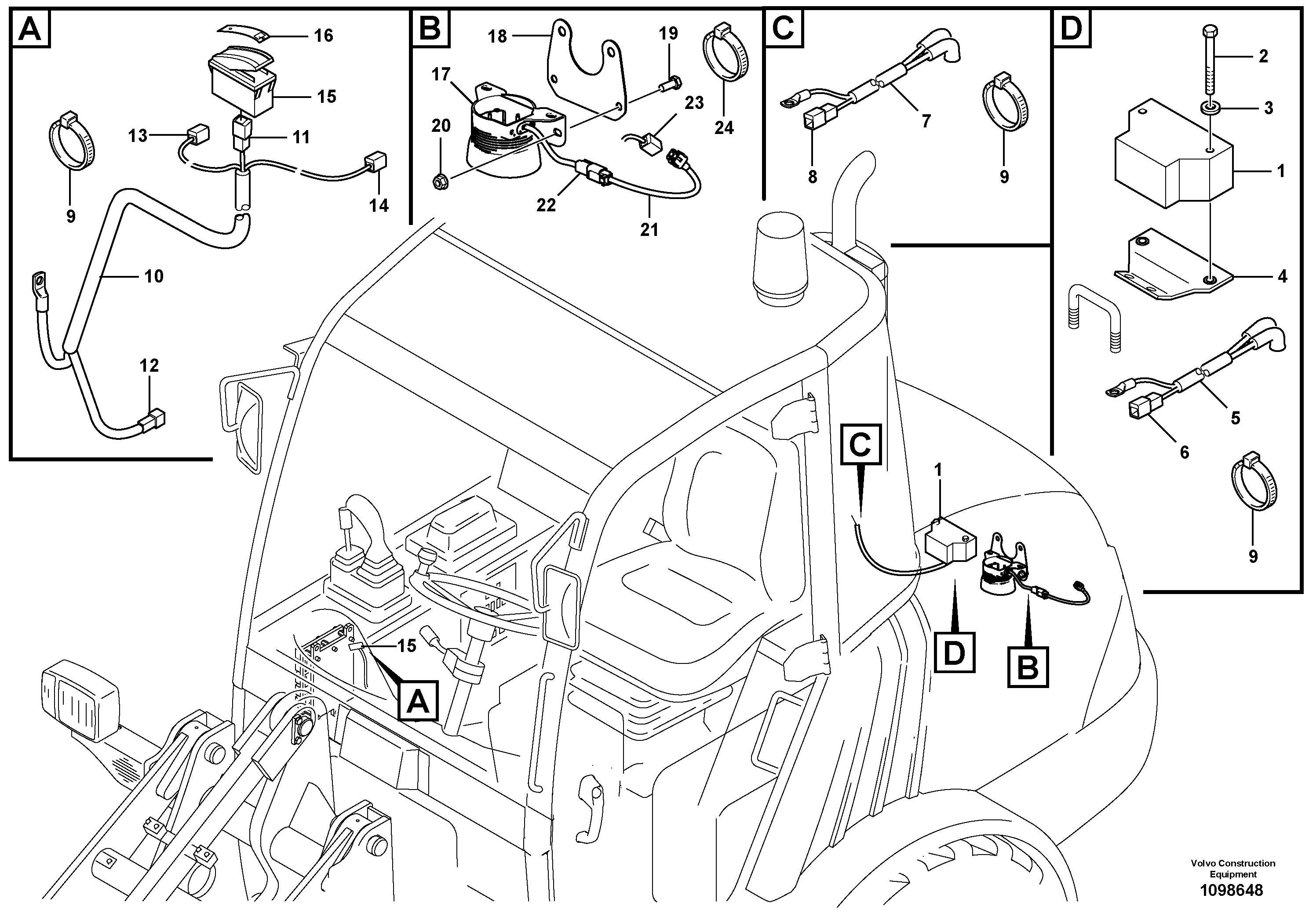 Support Leg VOE15239300 VOLVO