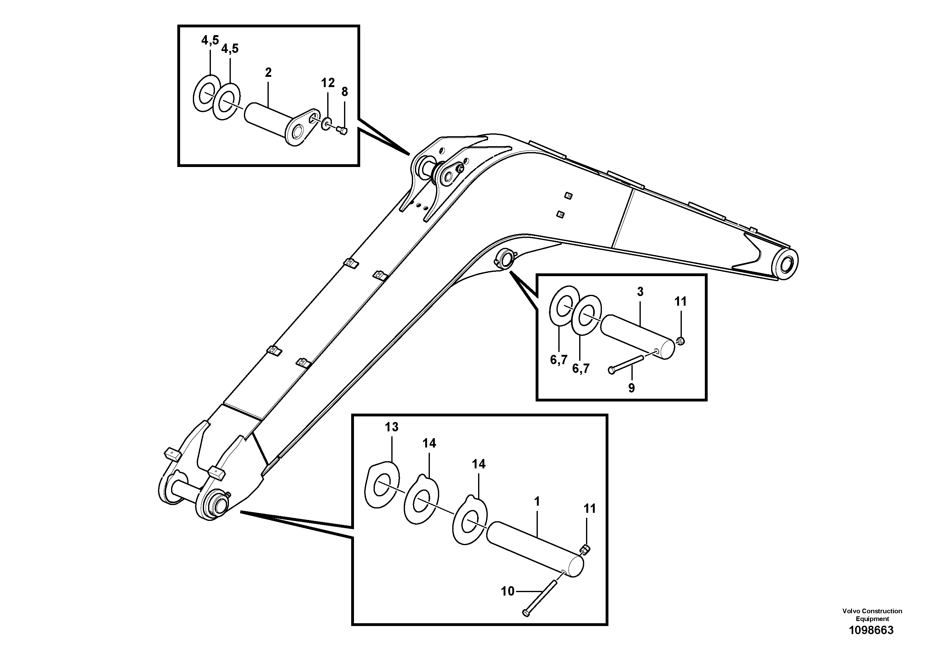 Swg Lk Cylinder VOE14728181 VOLVO