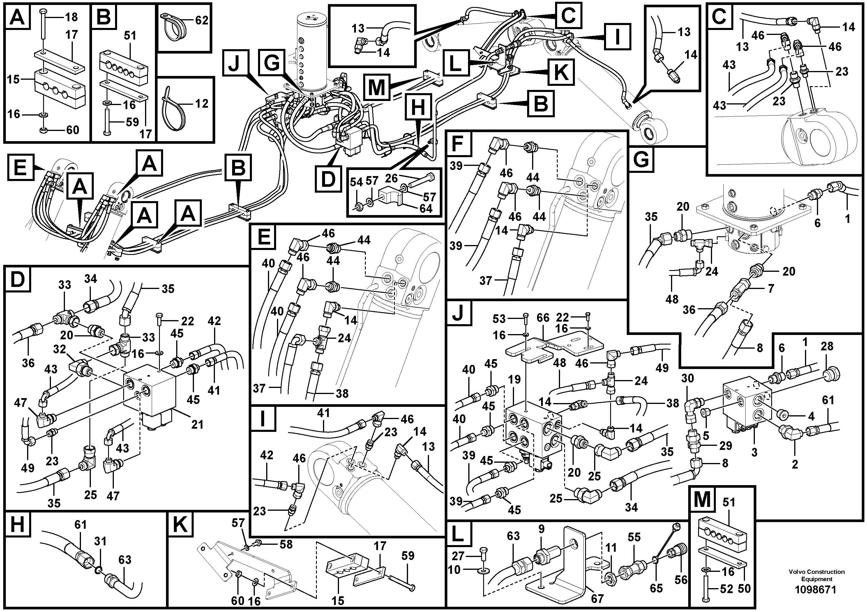 Seat frame VOE14352939 VOLVO