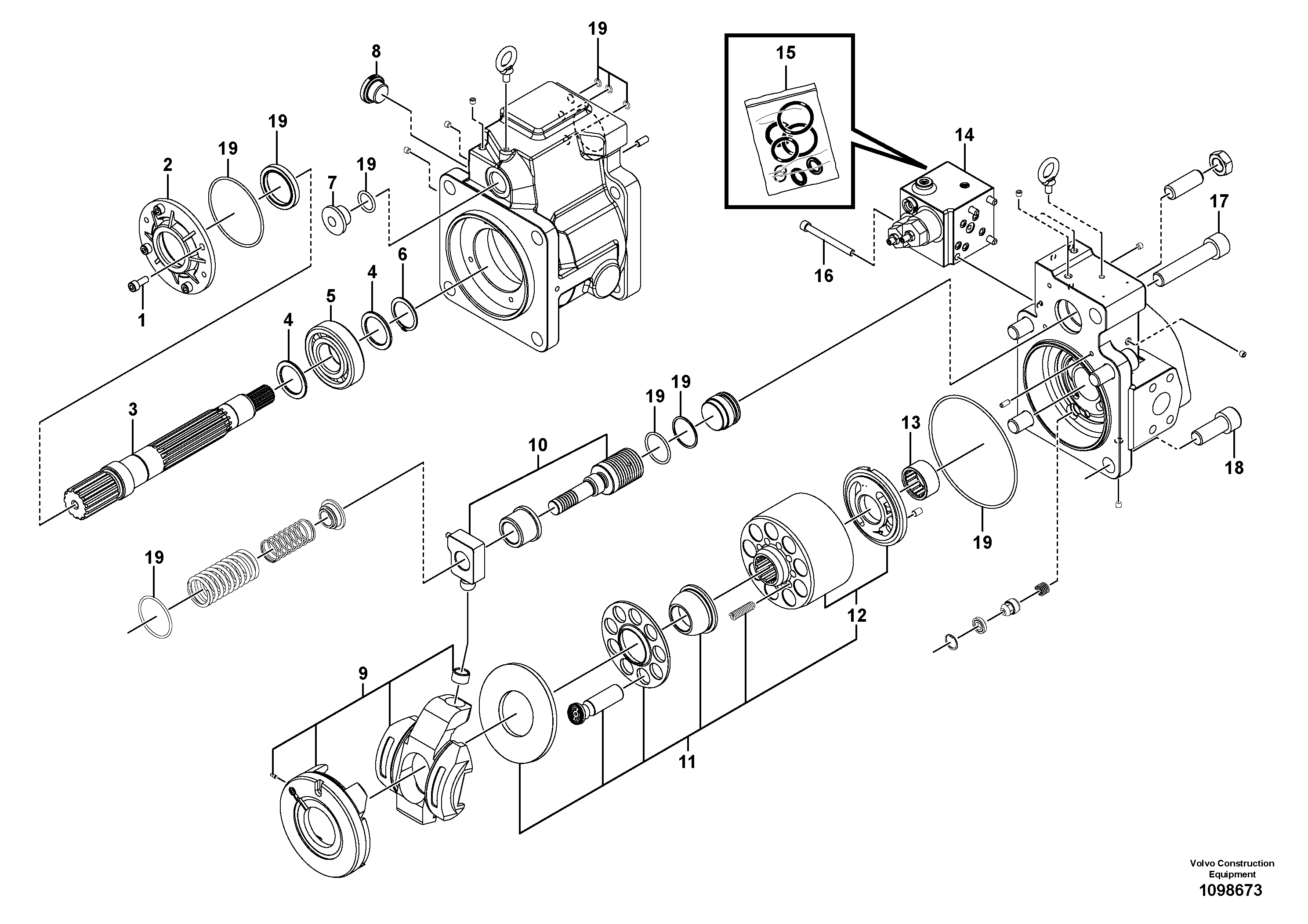 For upper engine part VOE17497435 VOLVO