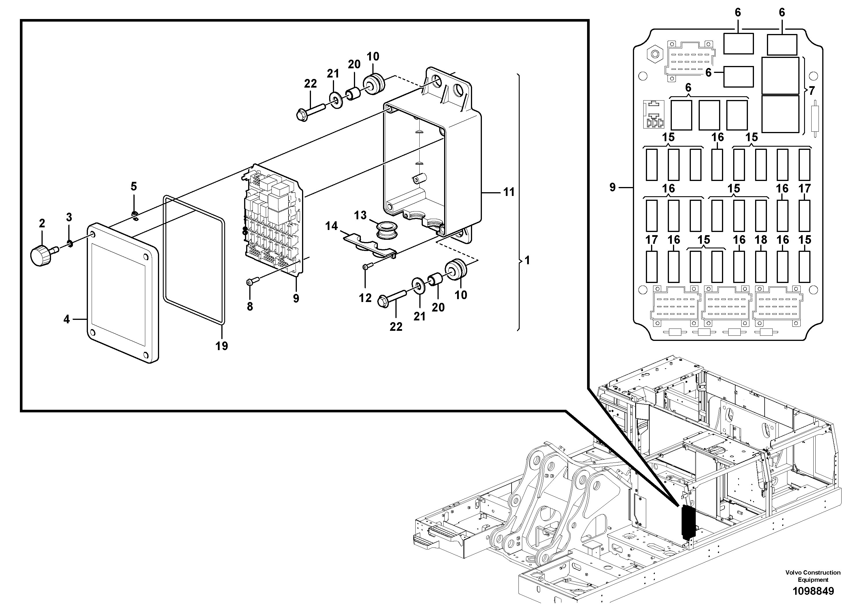 Cylinder Block VOE14726294 VOLVO