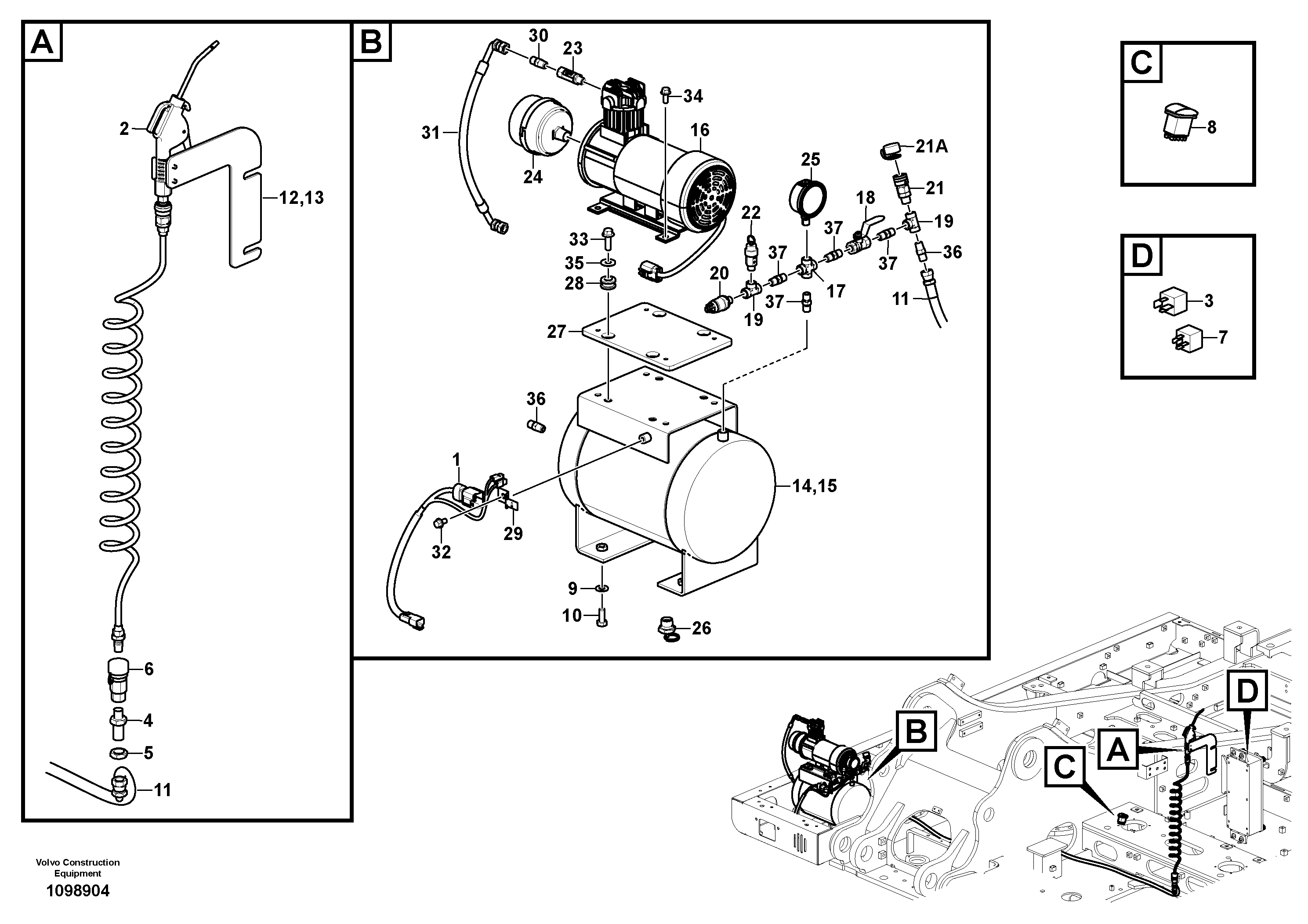 Frame, Lh VOE14722642 VOLVO