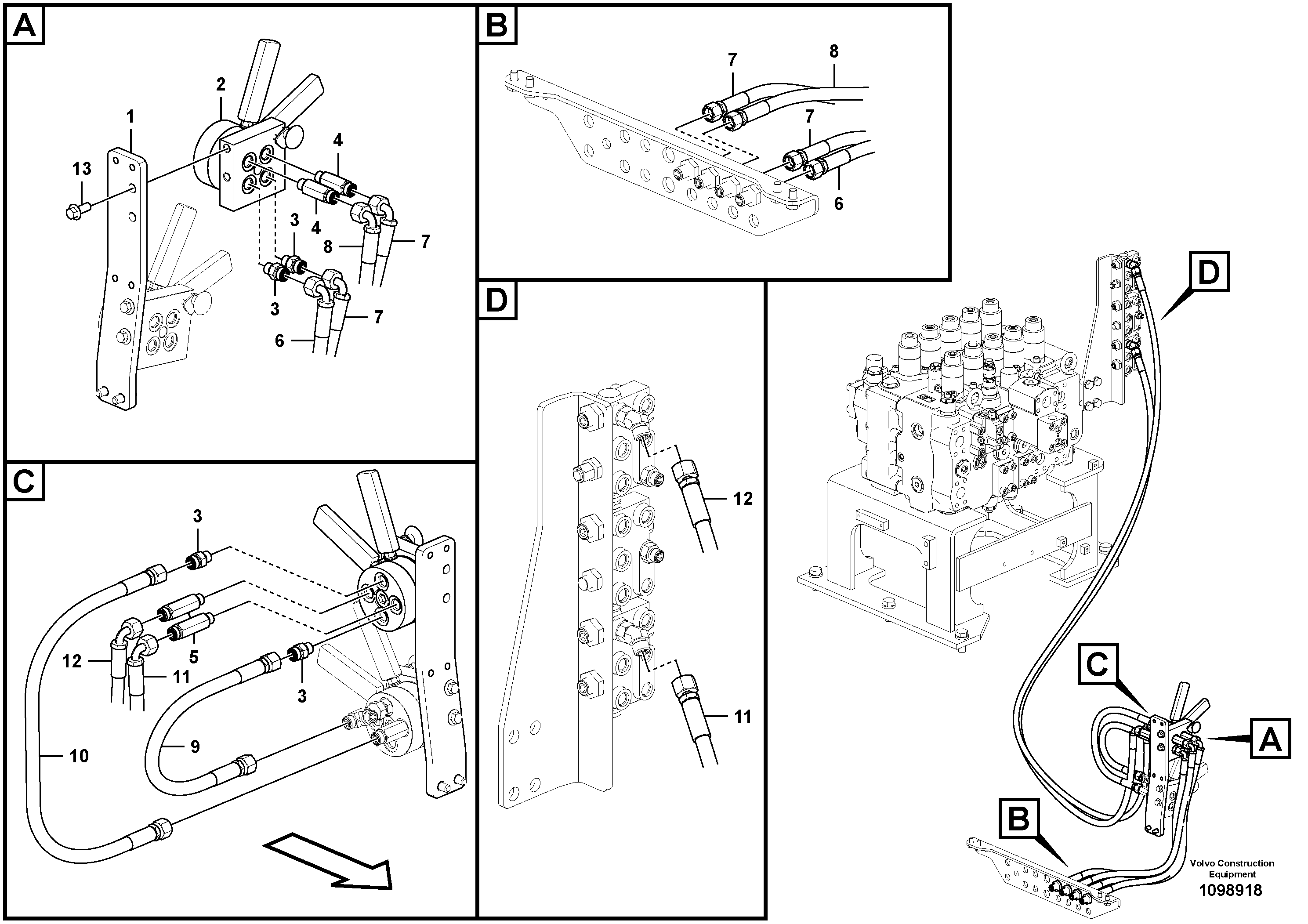 Seat frame VOE14729091 VOLVO