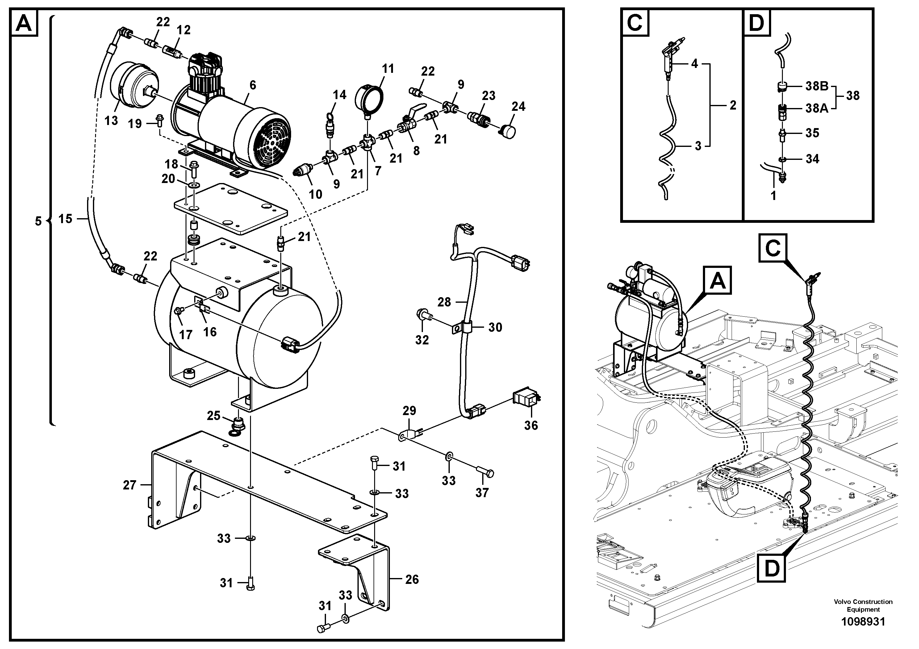 Frame, Lh VOE14723026 VOLVO