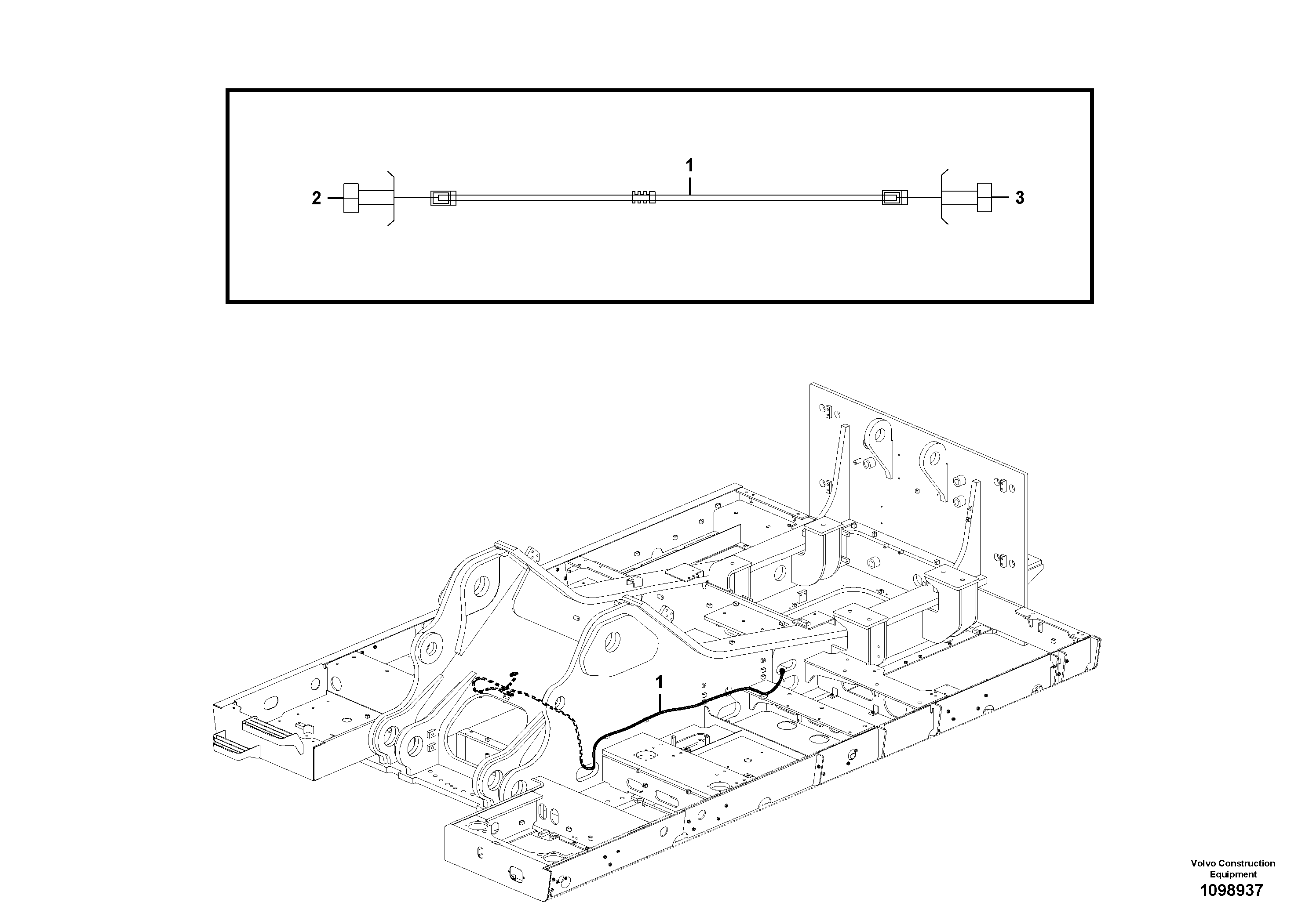 Support Leg VOE14682466 VOLVO