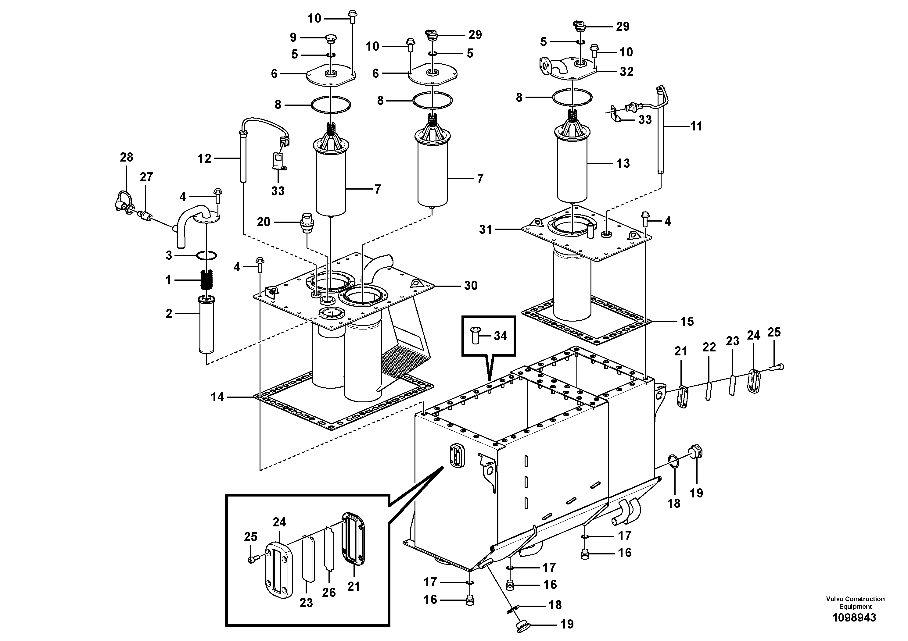 Rec.housing VOE16855403 VOLVO