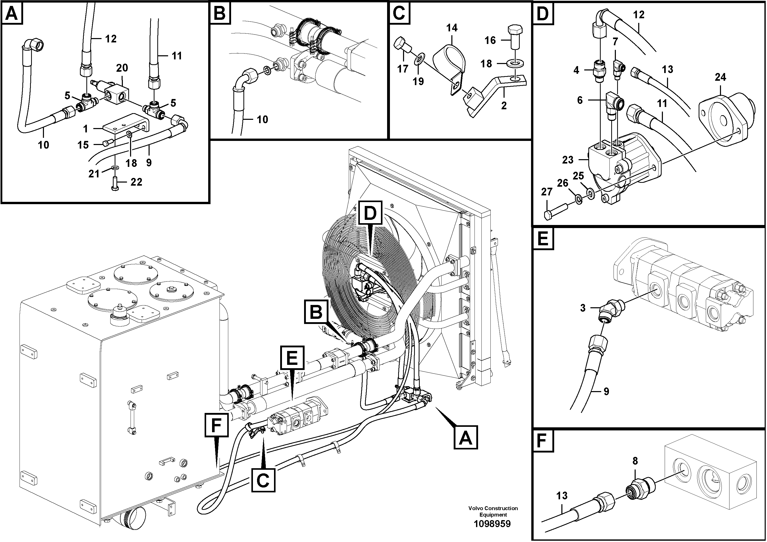 Seat frame VOE14689283 VOLVO