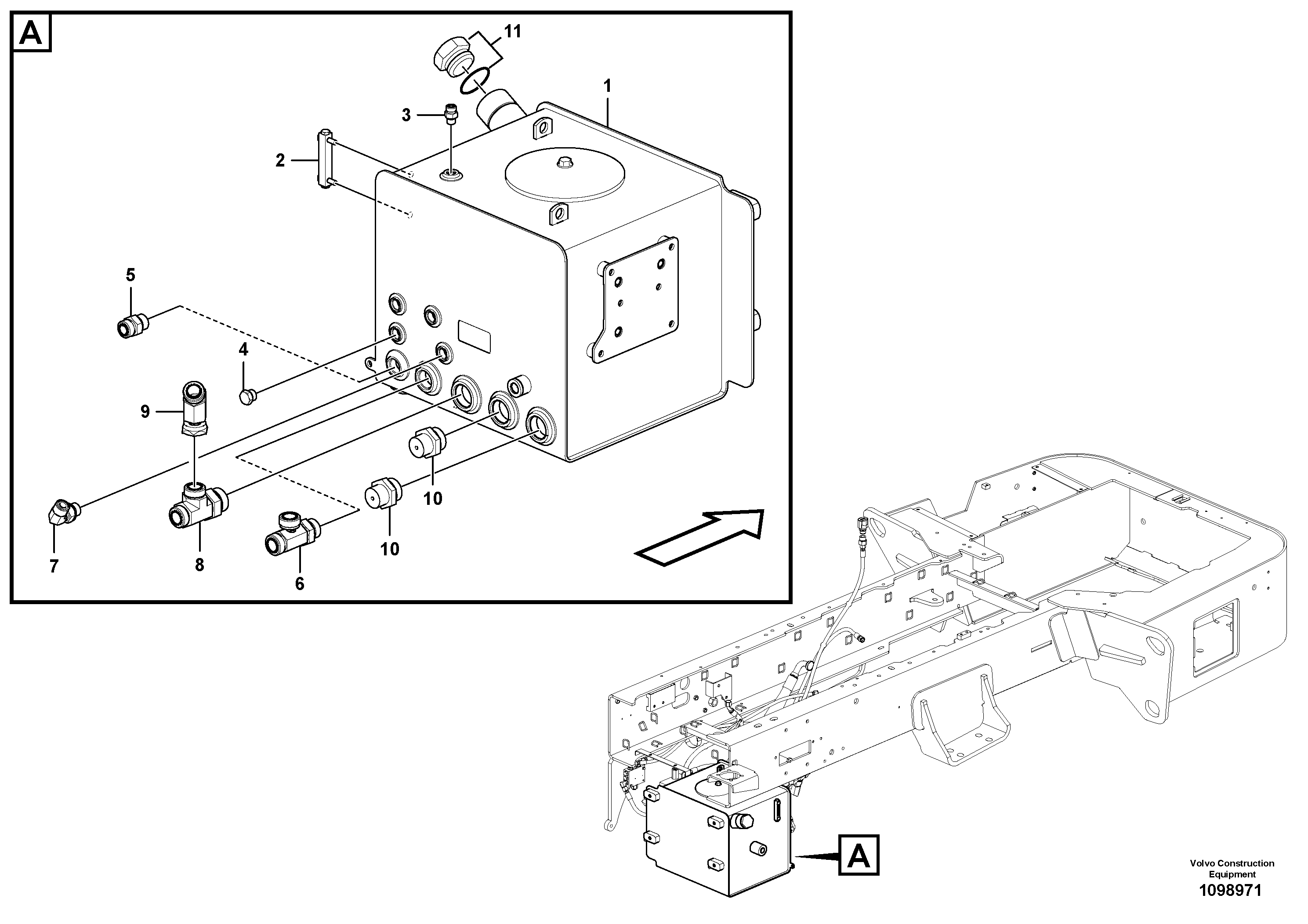 Bucket Breast VOE12801242 VOLVO