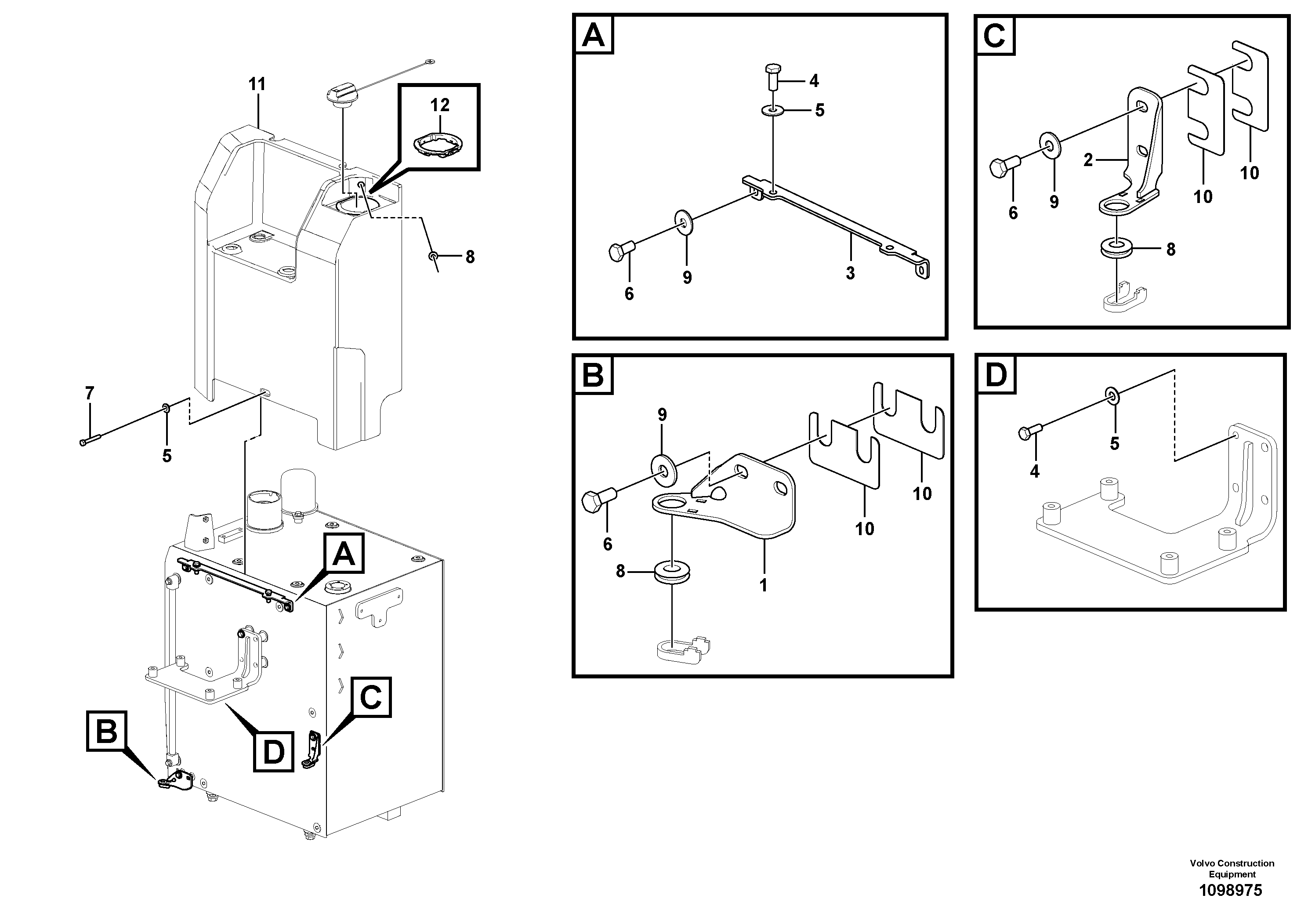 Seat frame VOE14679855 VOLVO