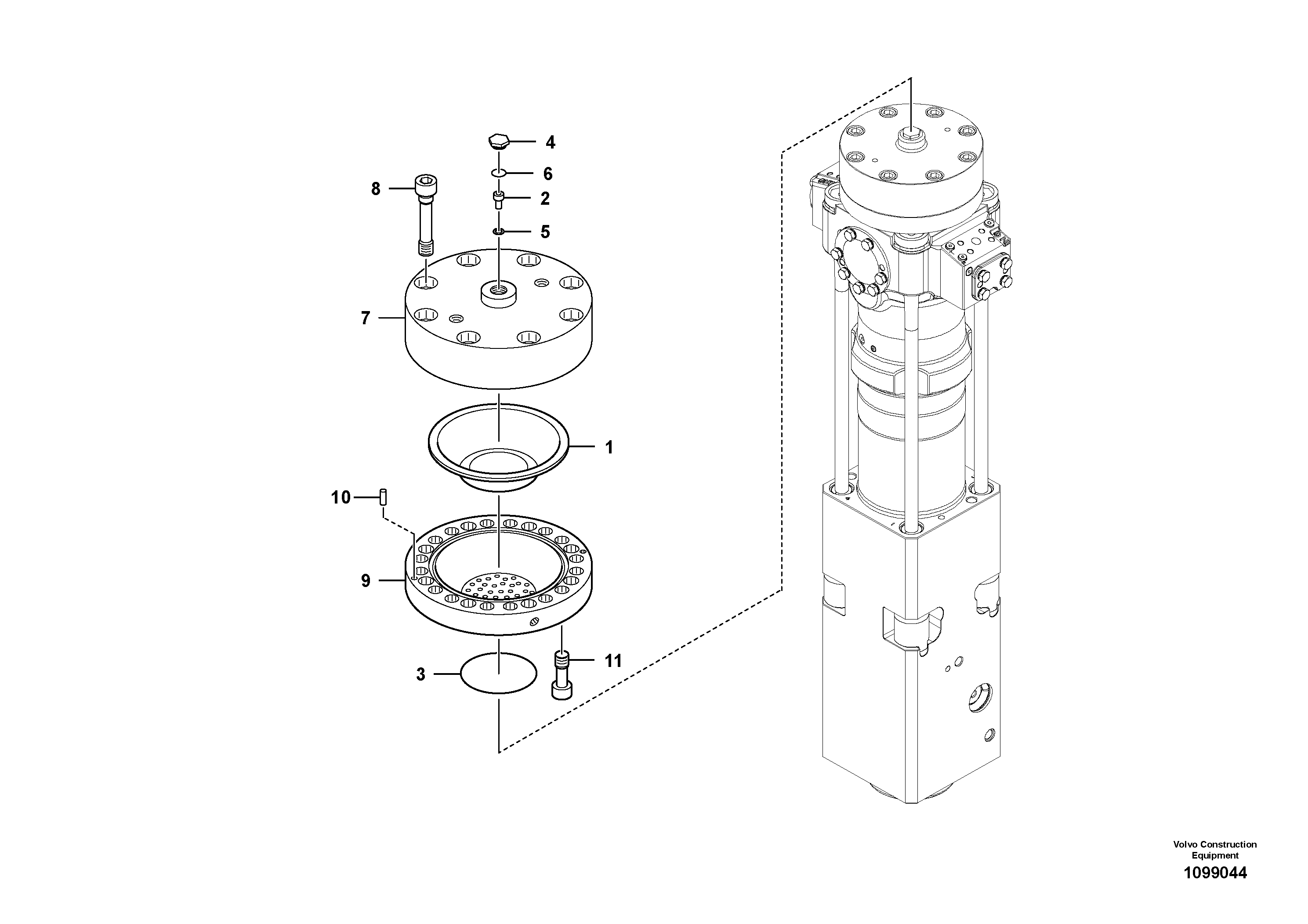 Adapter VOE14723824 VOLVO