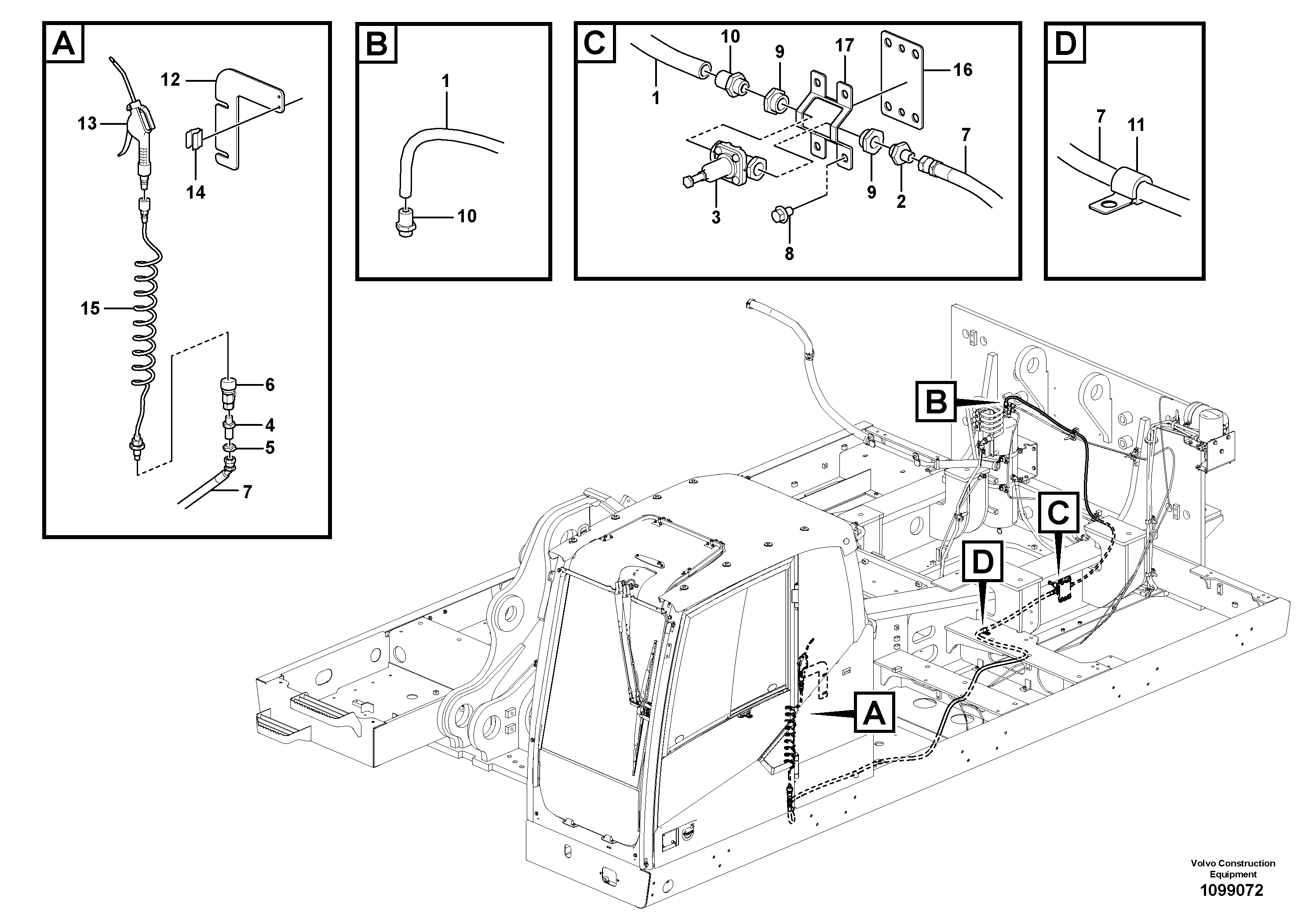 Timing gear casing VOE14883984 VOLVO