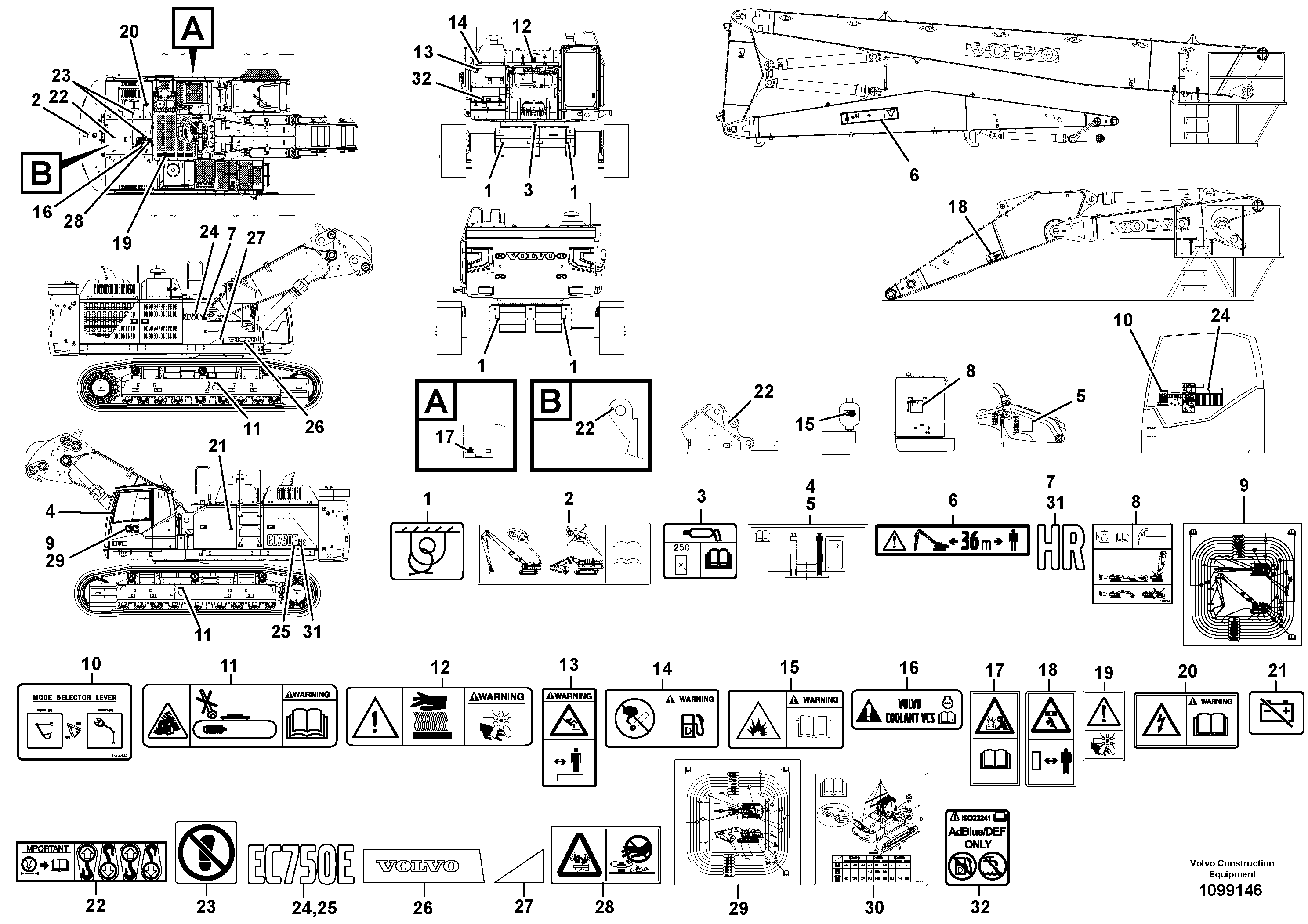 Cylinder Block RM/VOE14733018 VOLVO