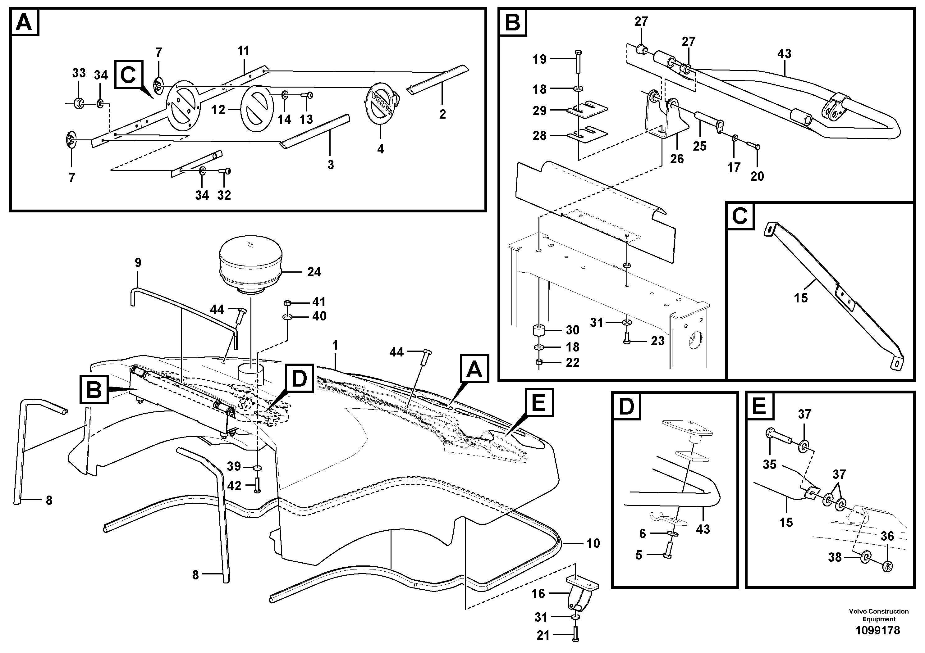 Return filter VOE12780646 VOLVO