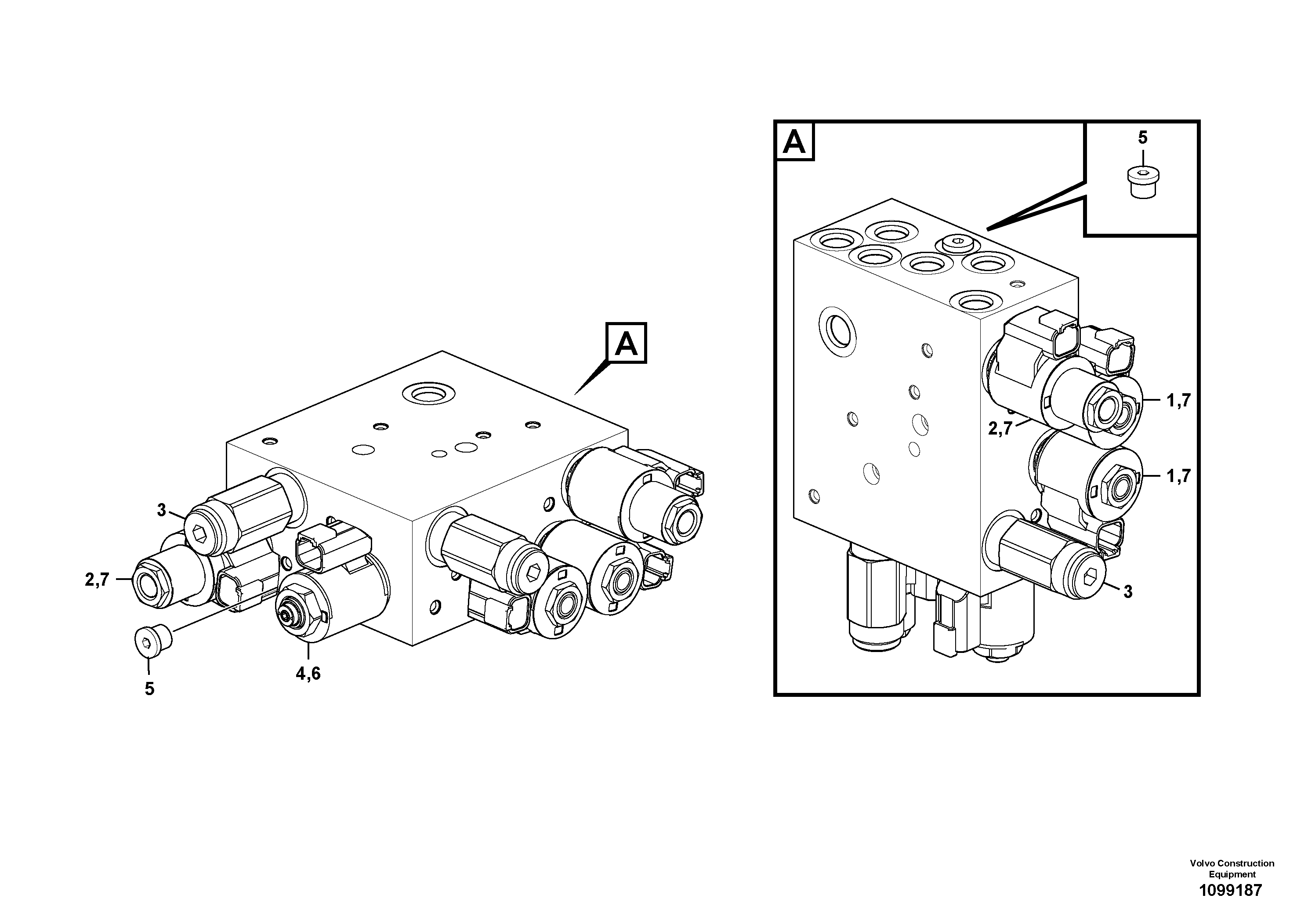 Bearing ring VOE17495795 VOLVO