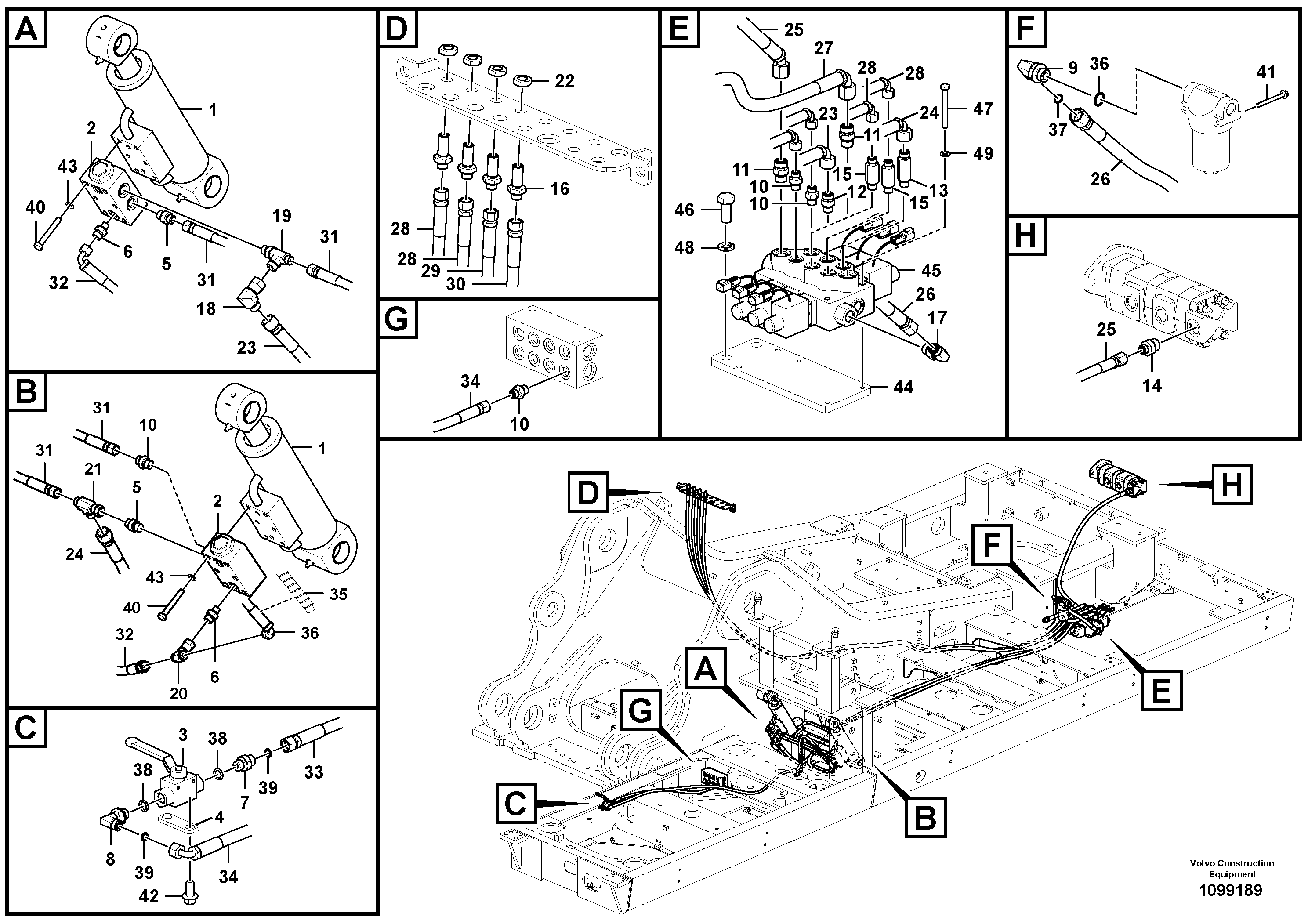 Seat frame VOE14737089 VOLVO