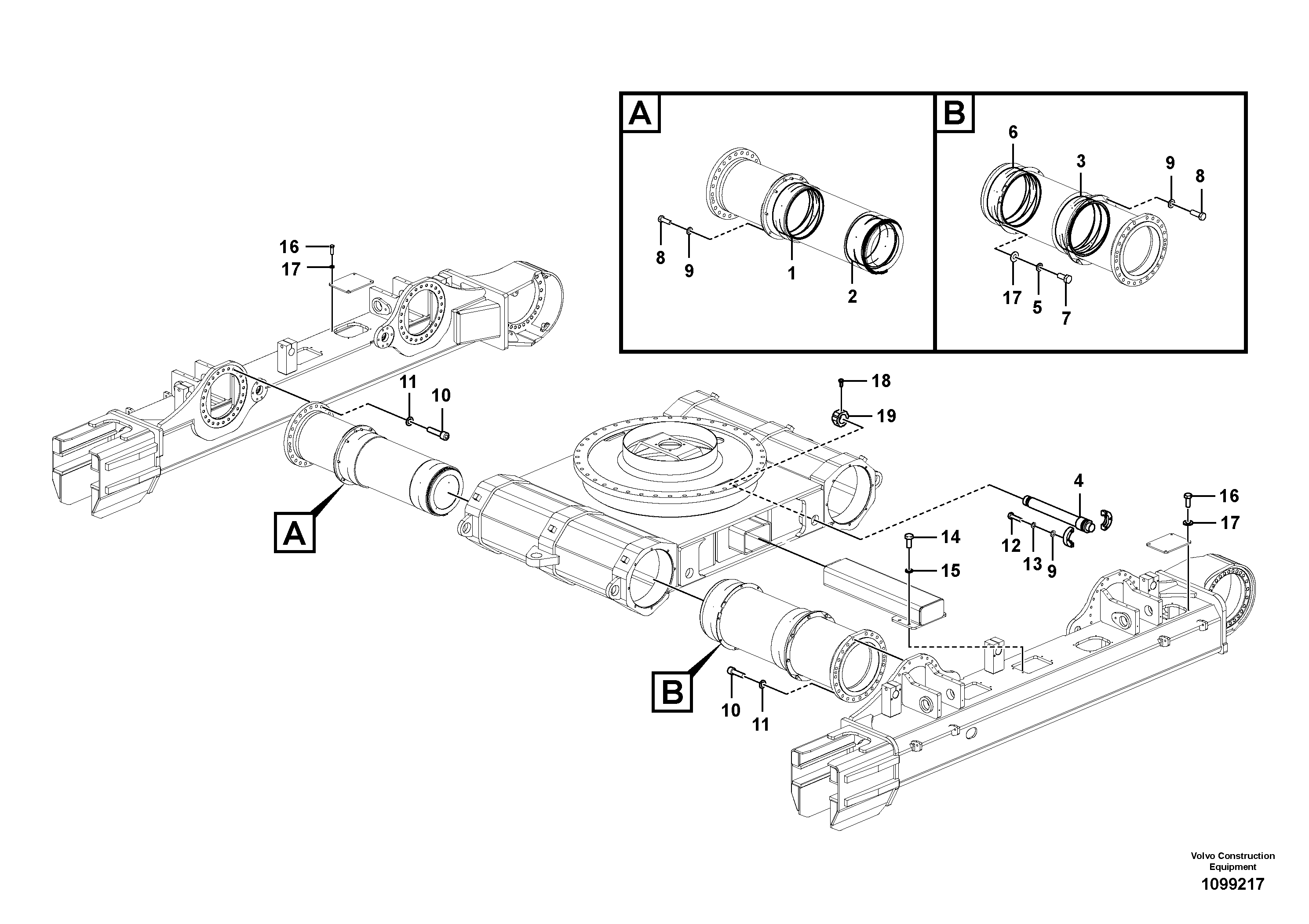 Swg Lk Cylinder VOE14598014 VOLVO