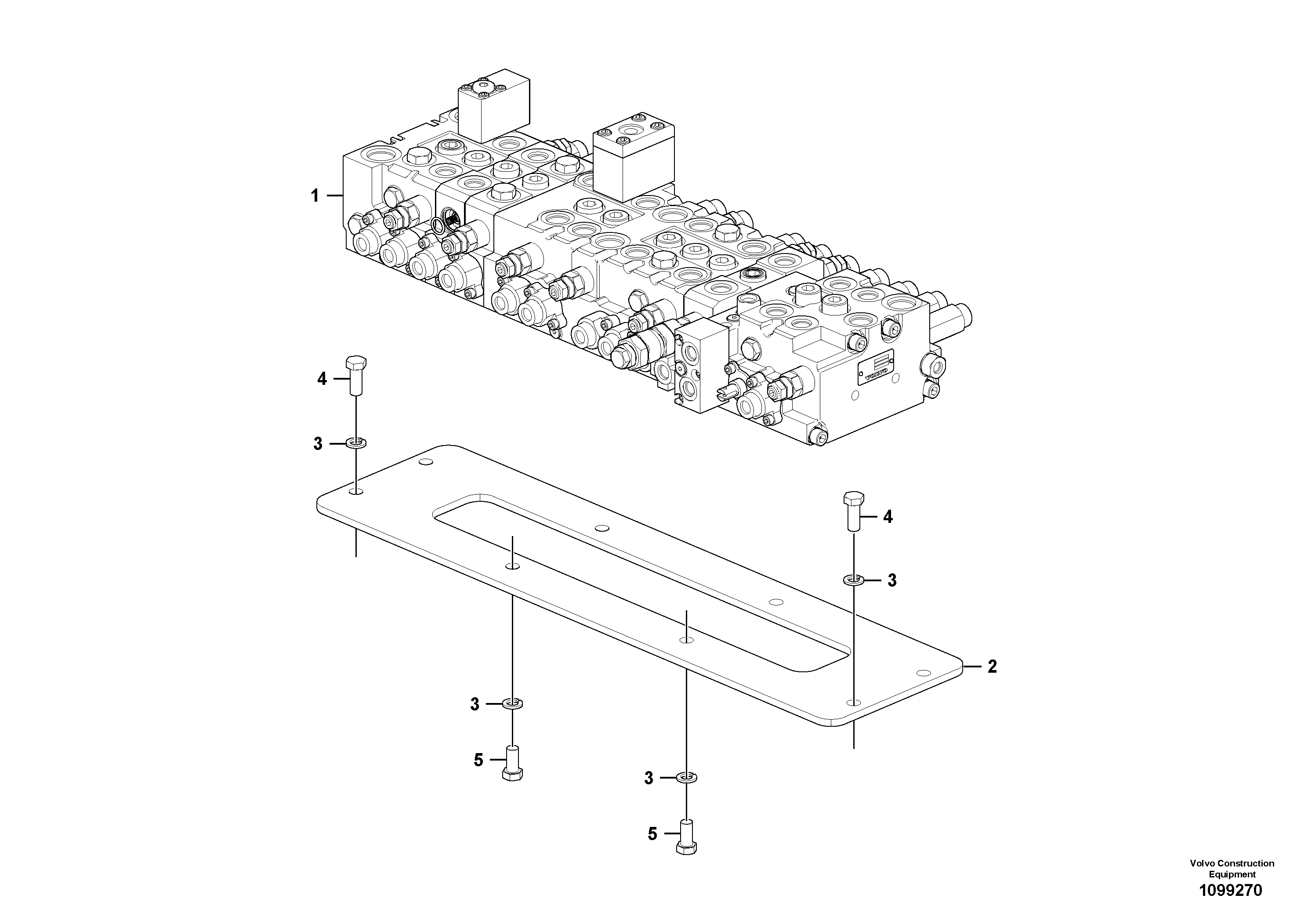 Shaft Guide VOE14745002 VOLVO