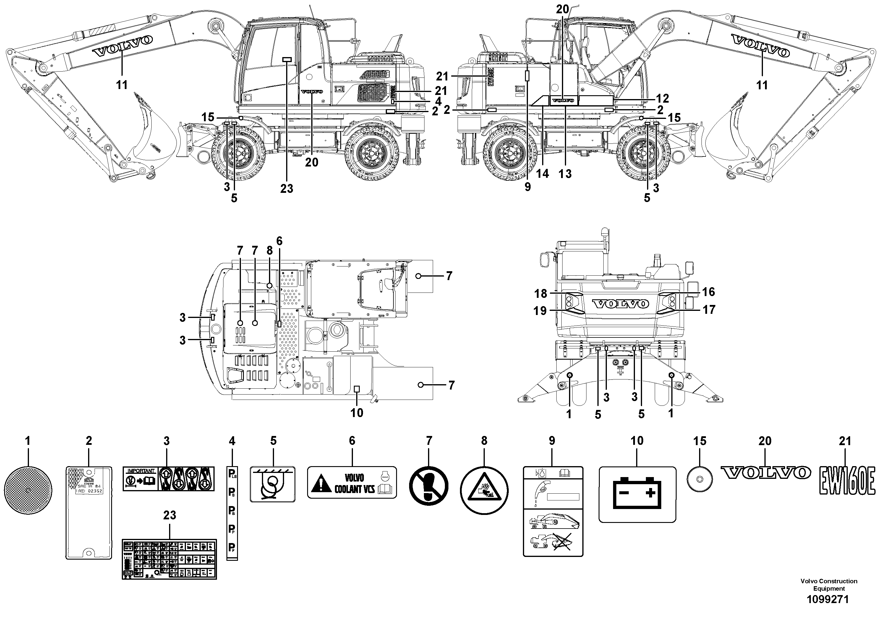 Cylinder Block VOE14681034 VOLVO