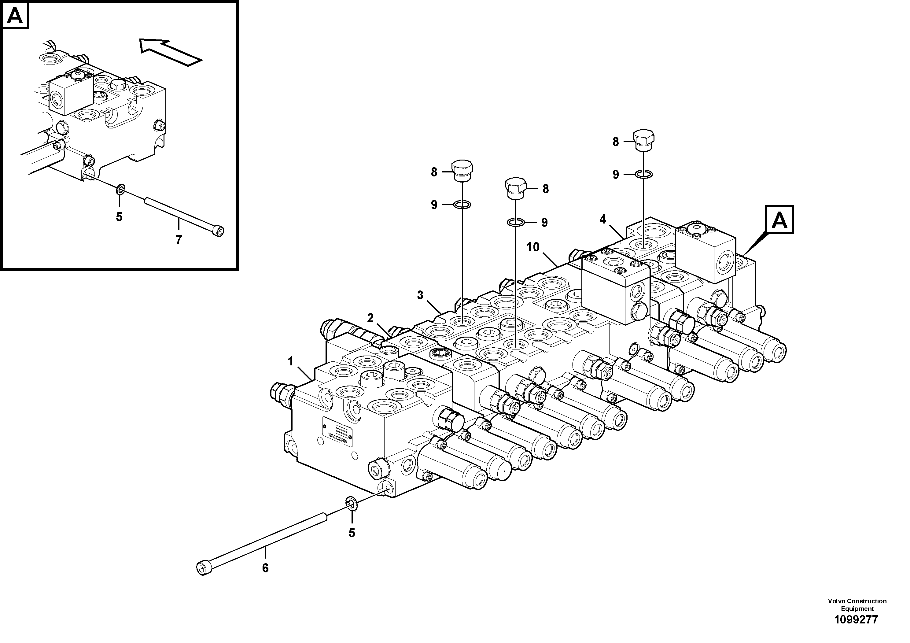 Shaft Guide VOE14745003 VOLVO