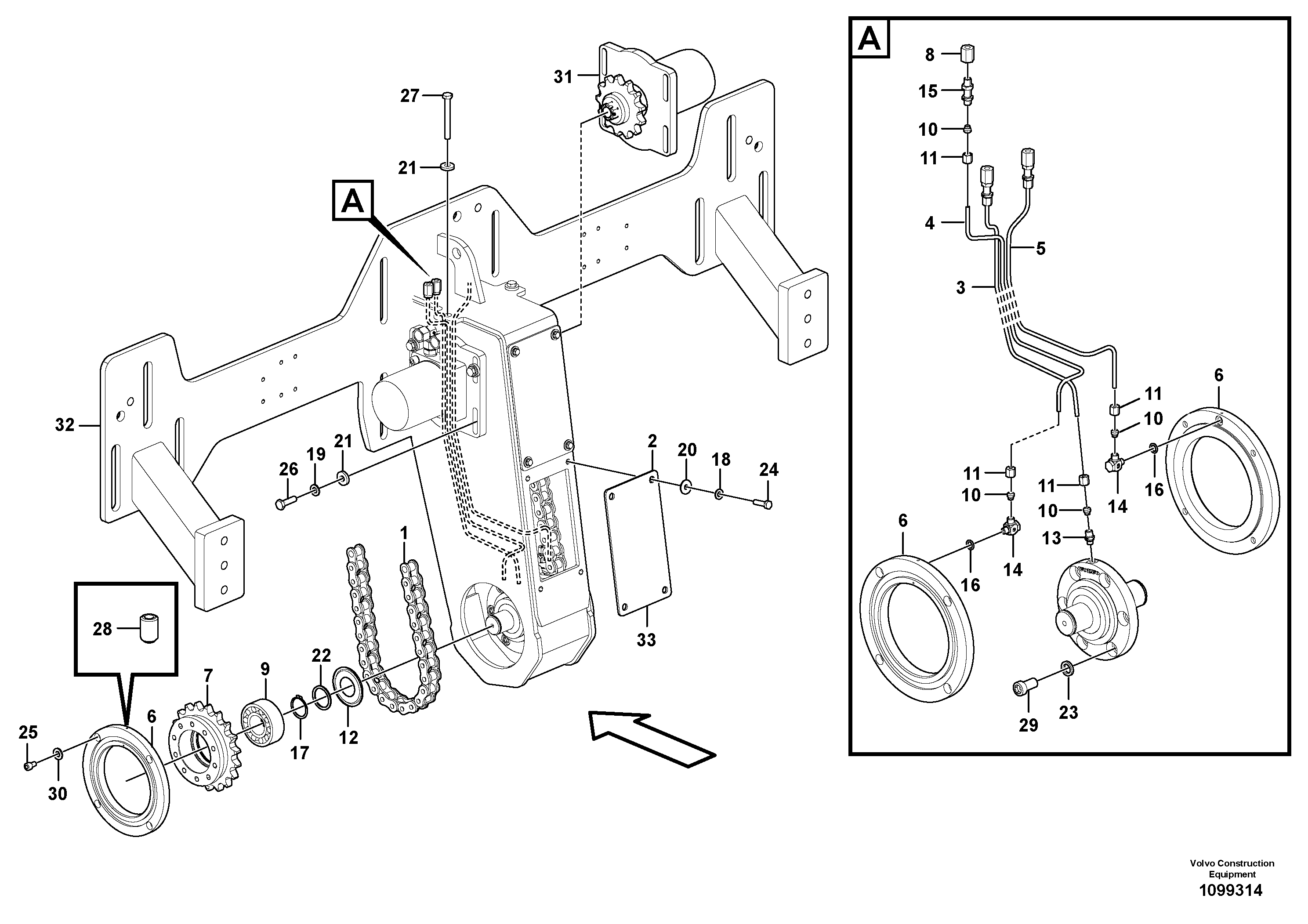 Retarder Pedal VOE12811142 VOLVO