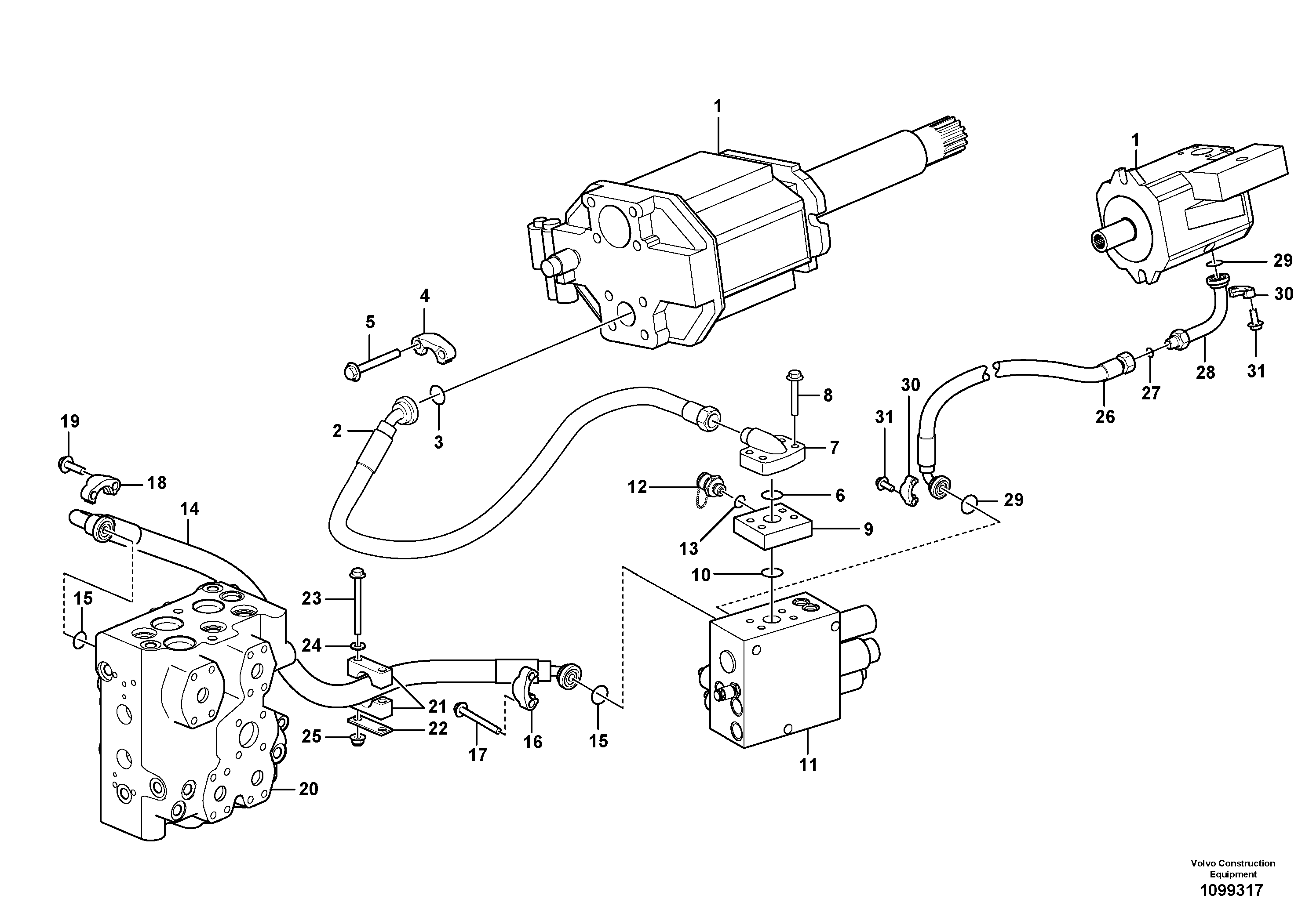 Water pump ger VOE17503379 VOLVO