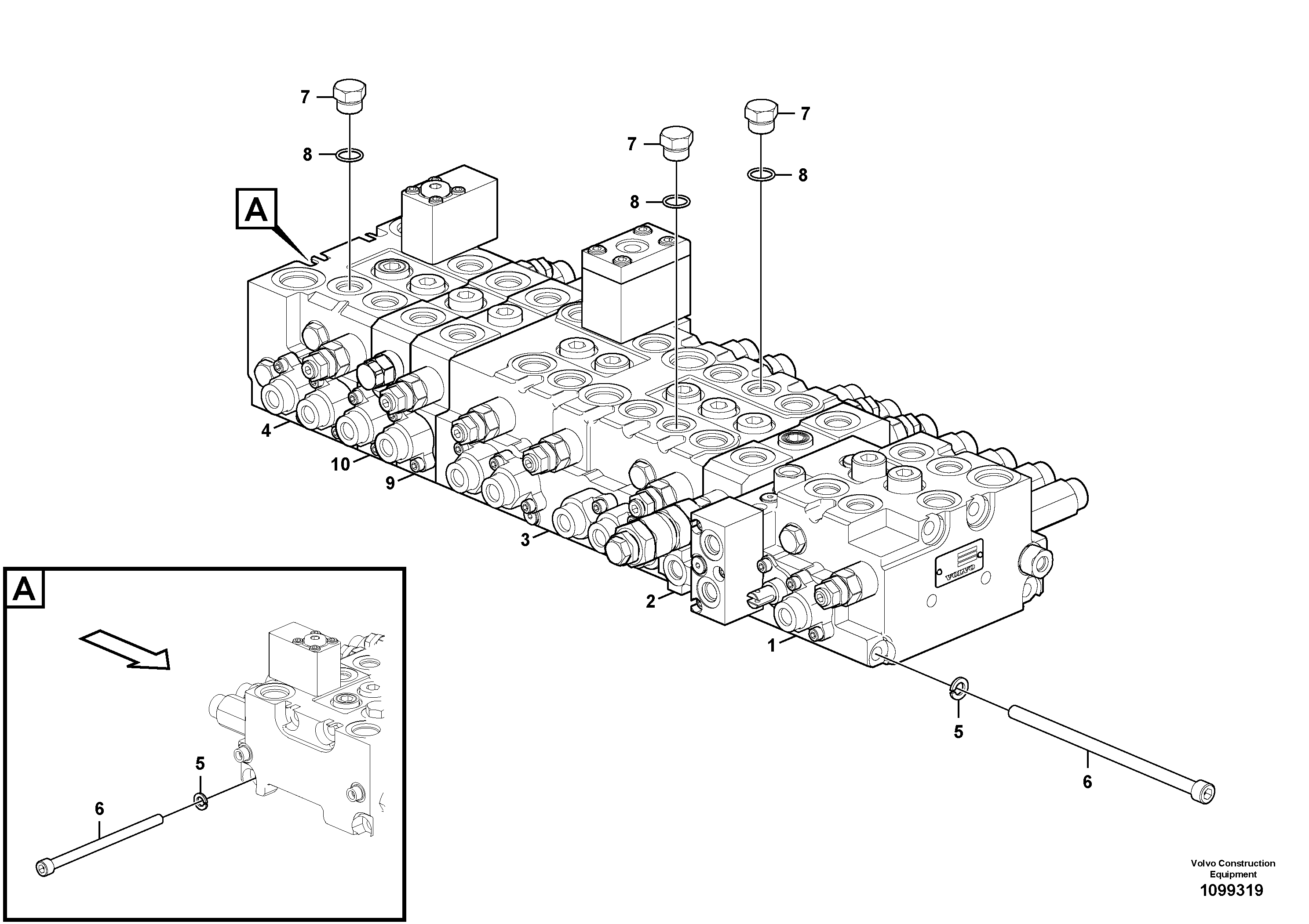 Shaft Guide VOE14622545 VOLVO