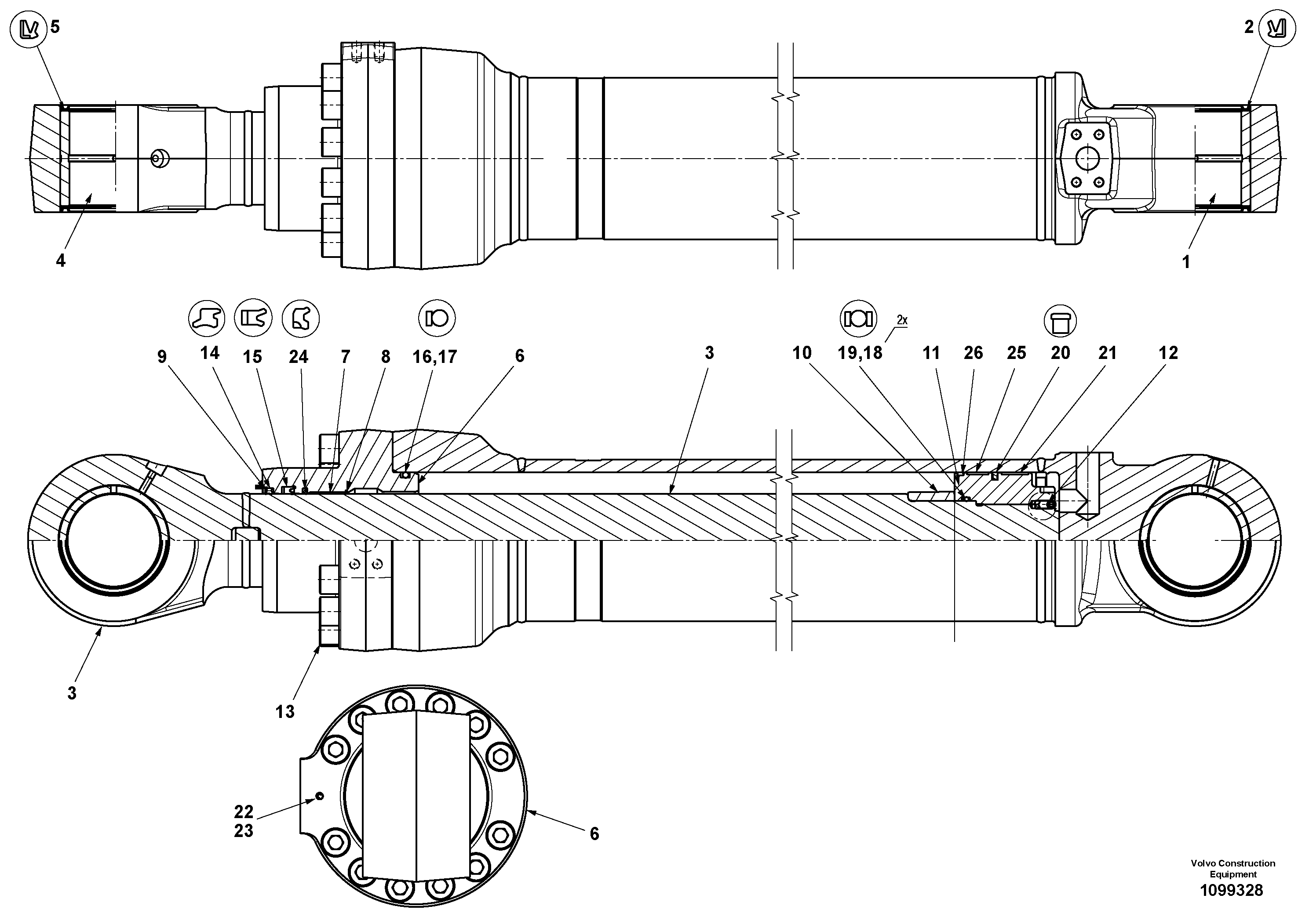 Control panel VOE14729453 VOLVO