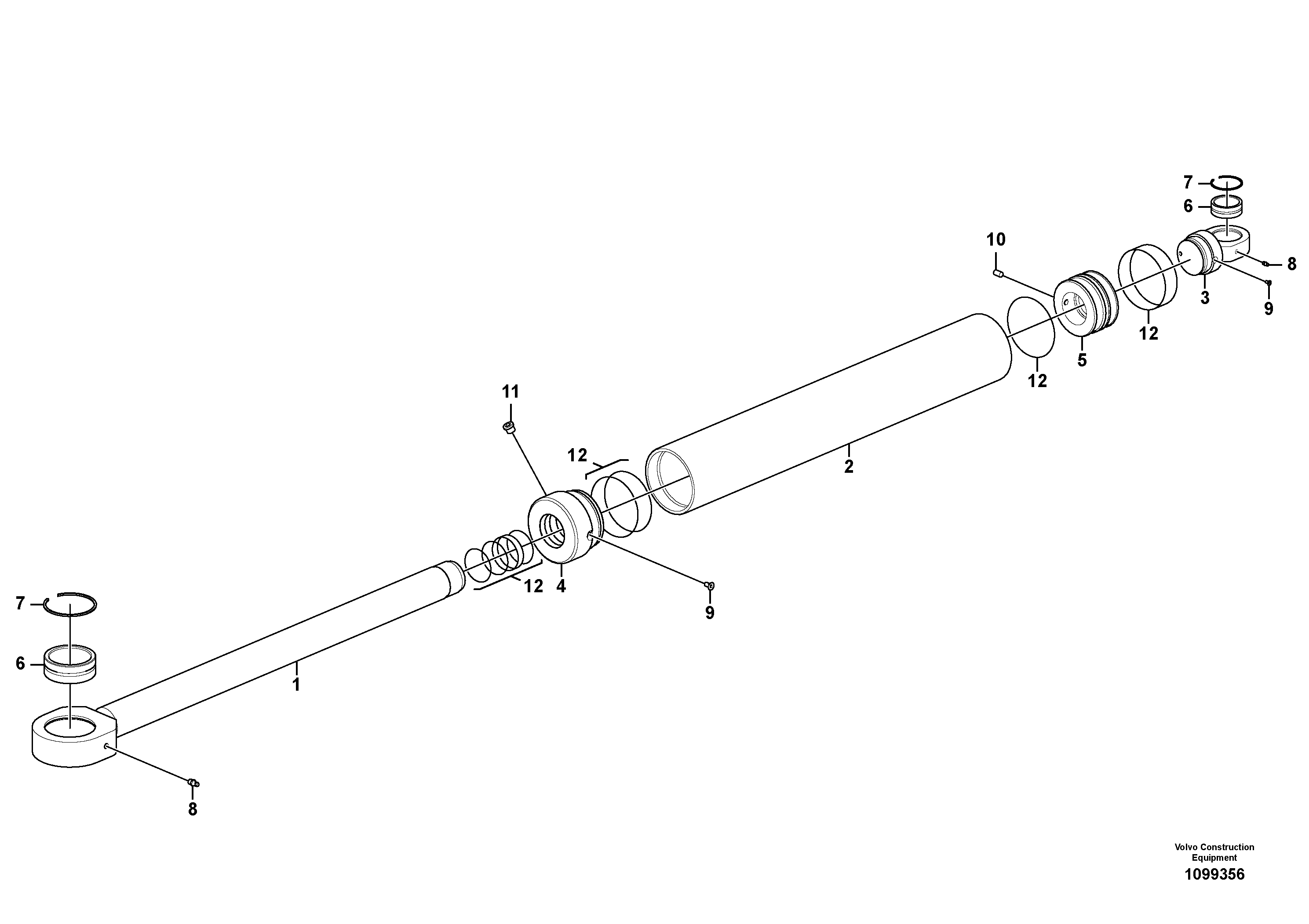 Rubber Clamp VOE17517237 VOLVO