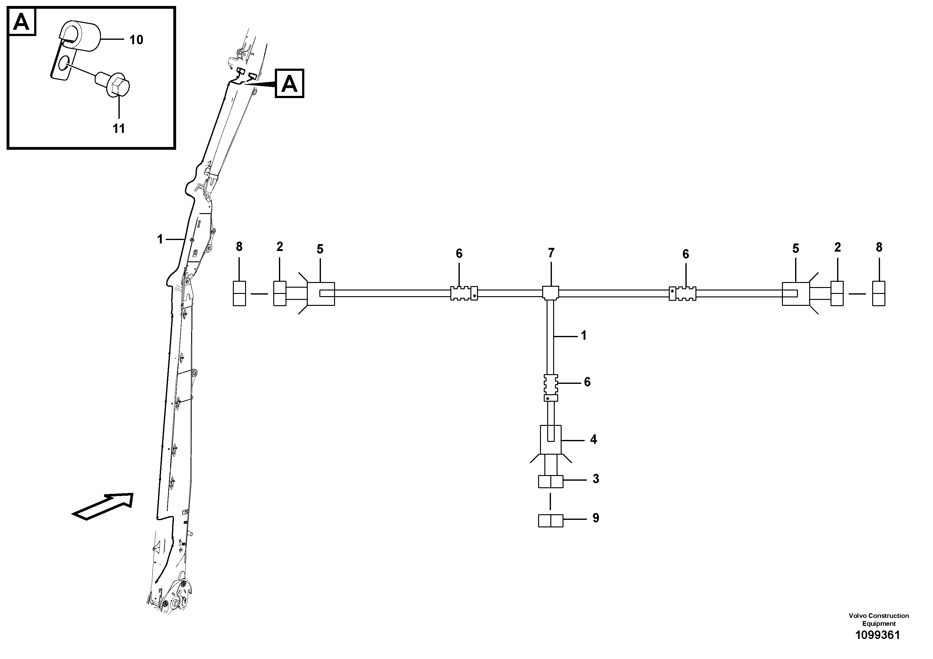 Support Leg VOE14742656 VOLVO