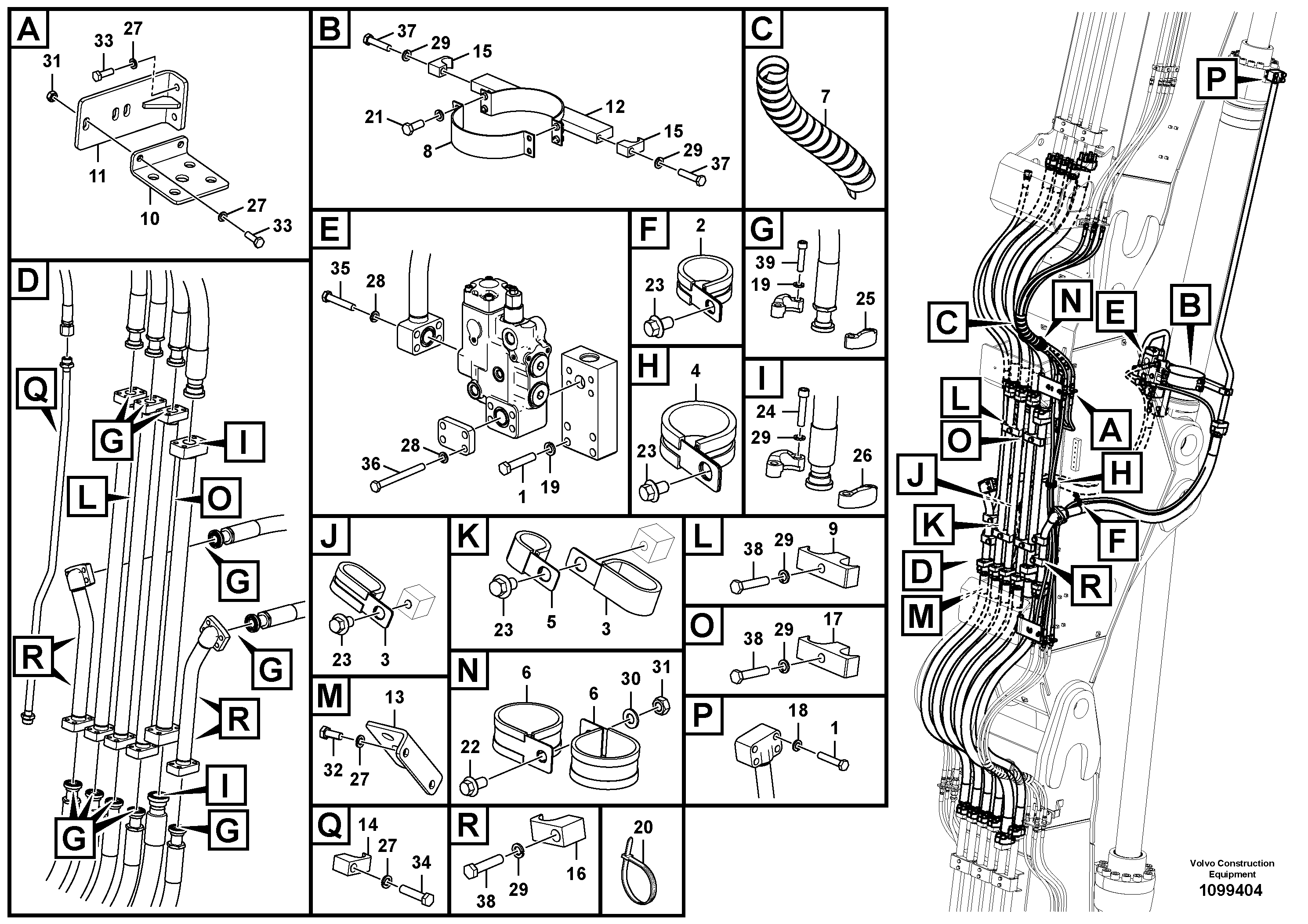 Seat frame VOE14747384 VOLVO