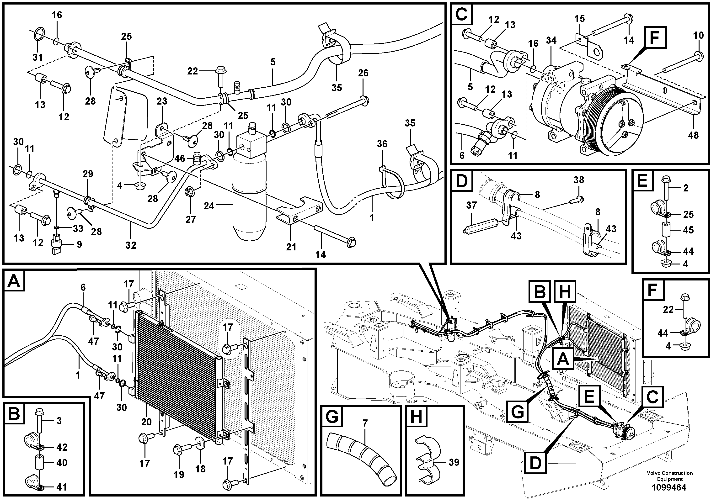 Seat frame VOE16939897 VOLVO