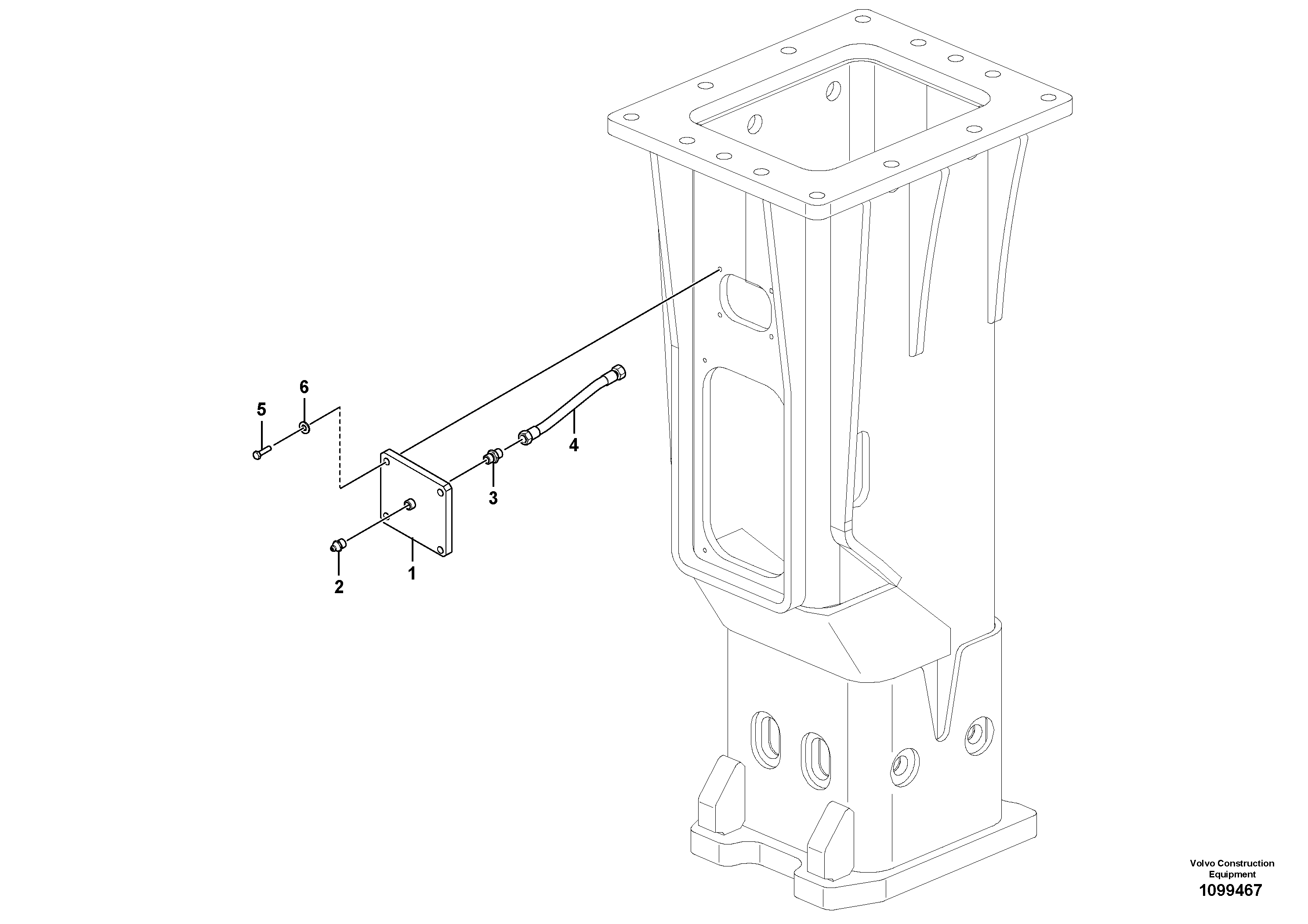 Flange Cap Nut VOE14747394 VOLVO