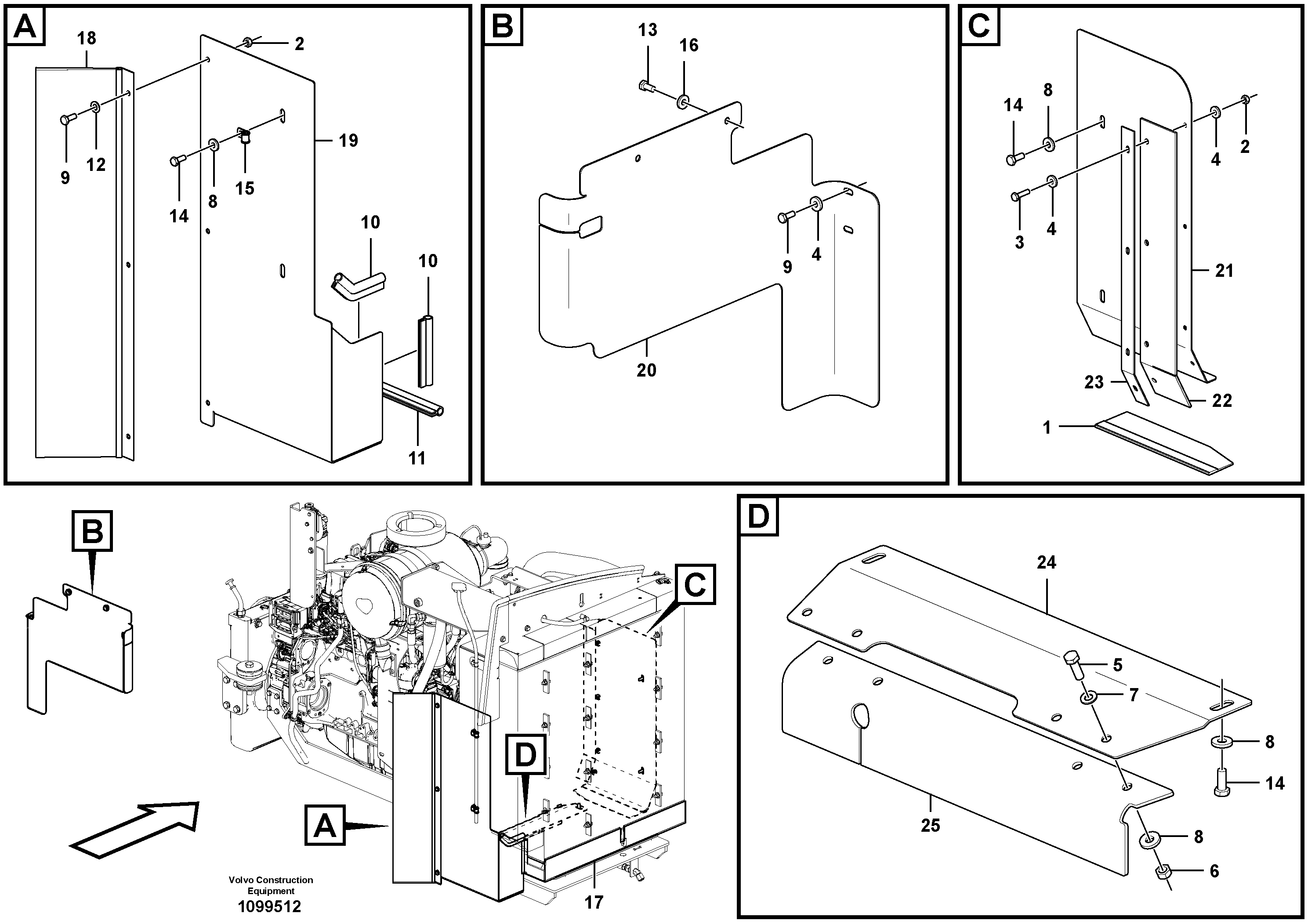 Впускная труба VOE12840663 VOLVO