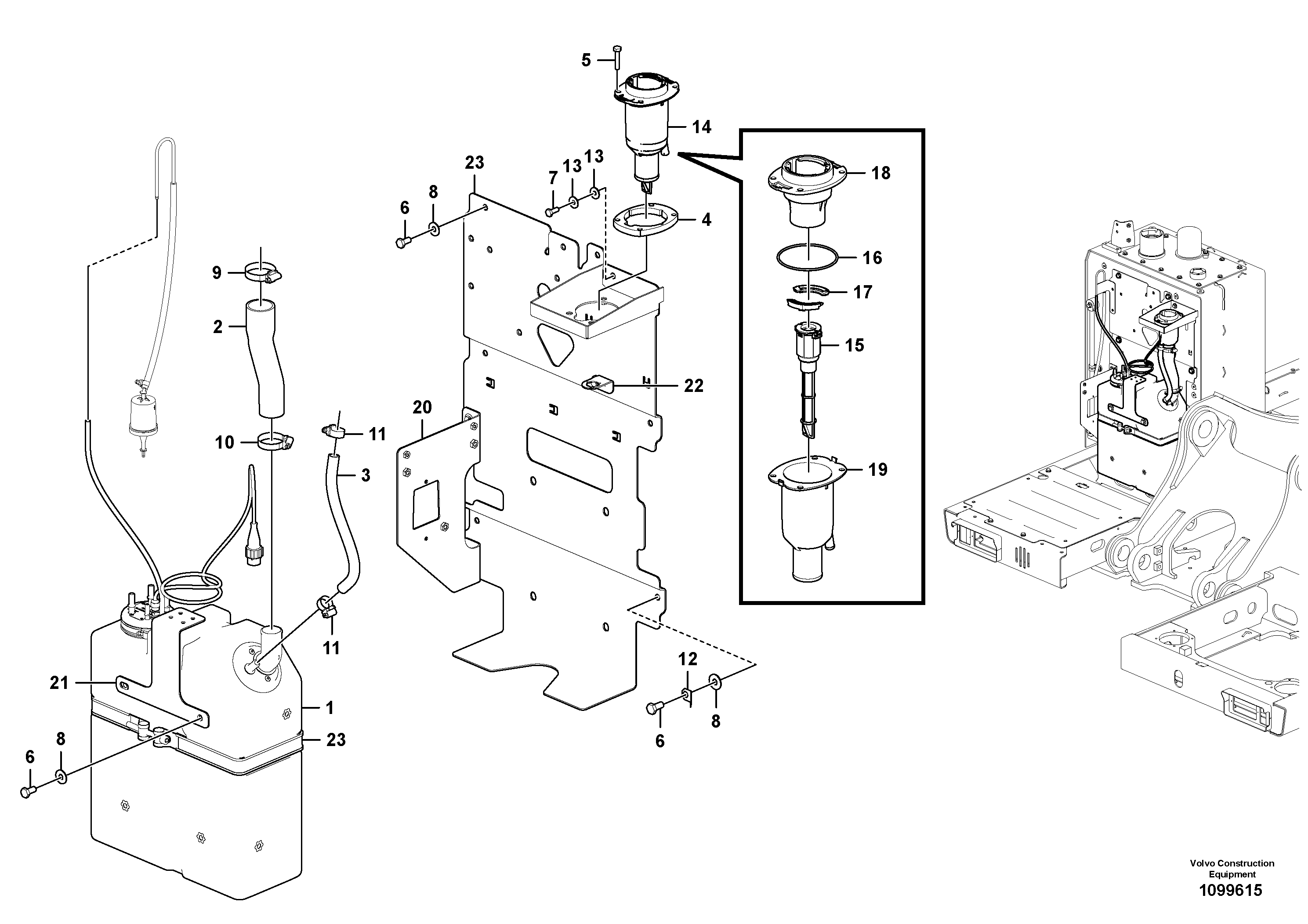 Roll-over Valve VOE14709668 VOLVO