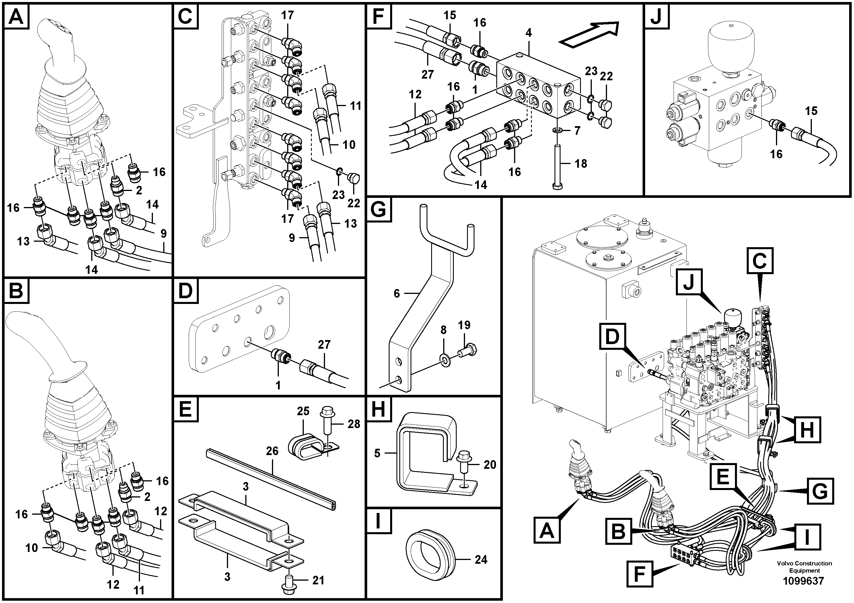Seat frame VOE14738019 VOLVO