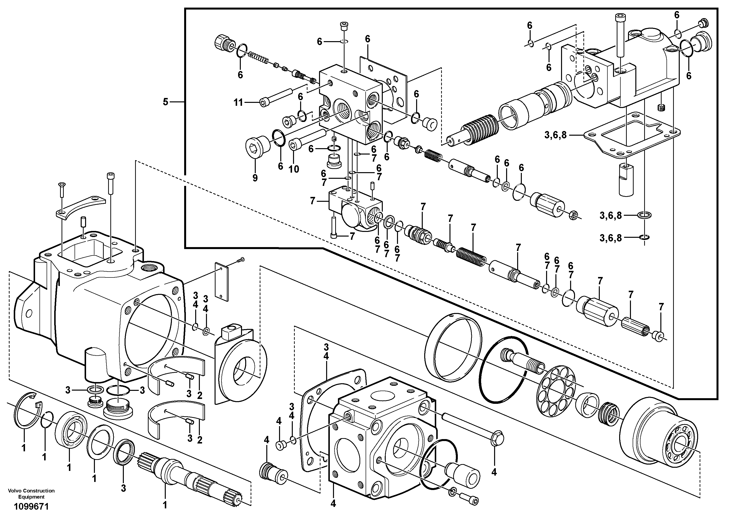 For upper engine part VOE17500950 VOLVO
