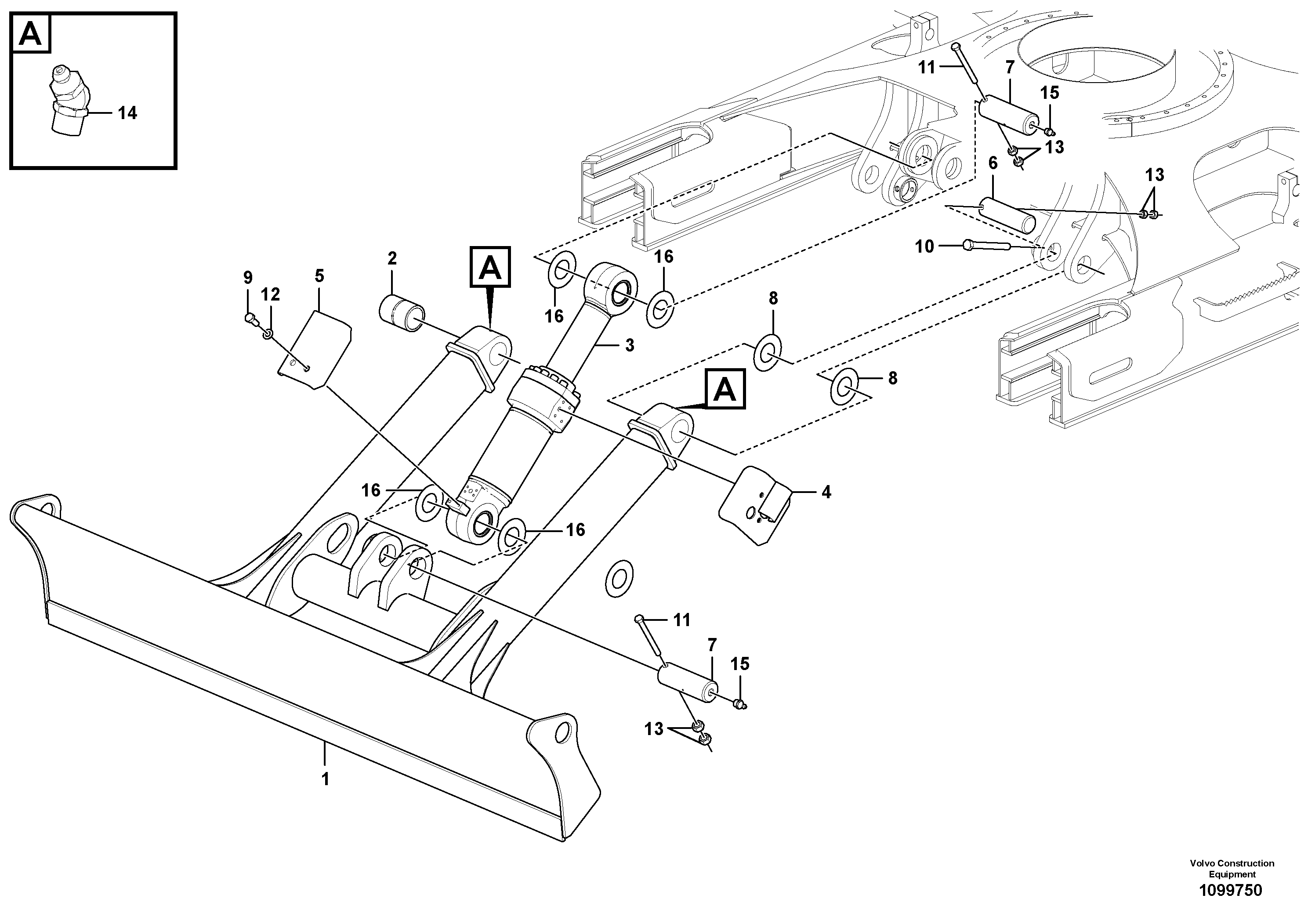 Screw Kit VOE14725465 VOLVO