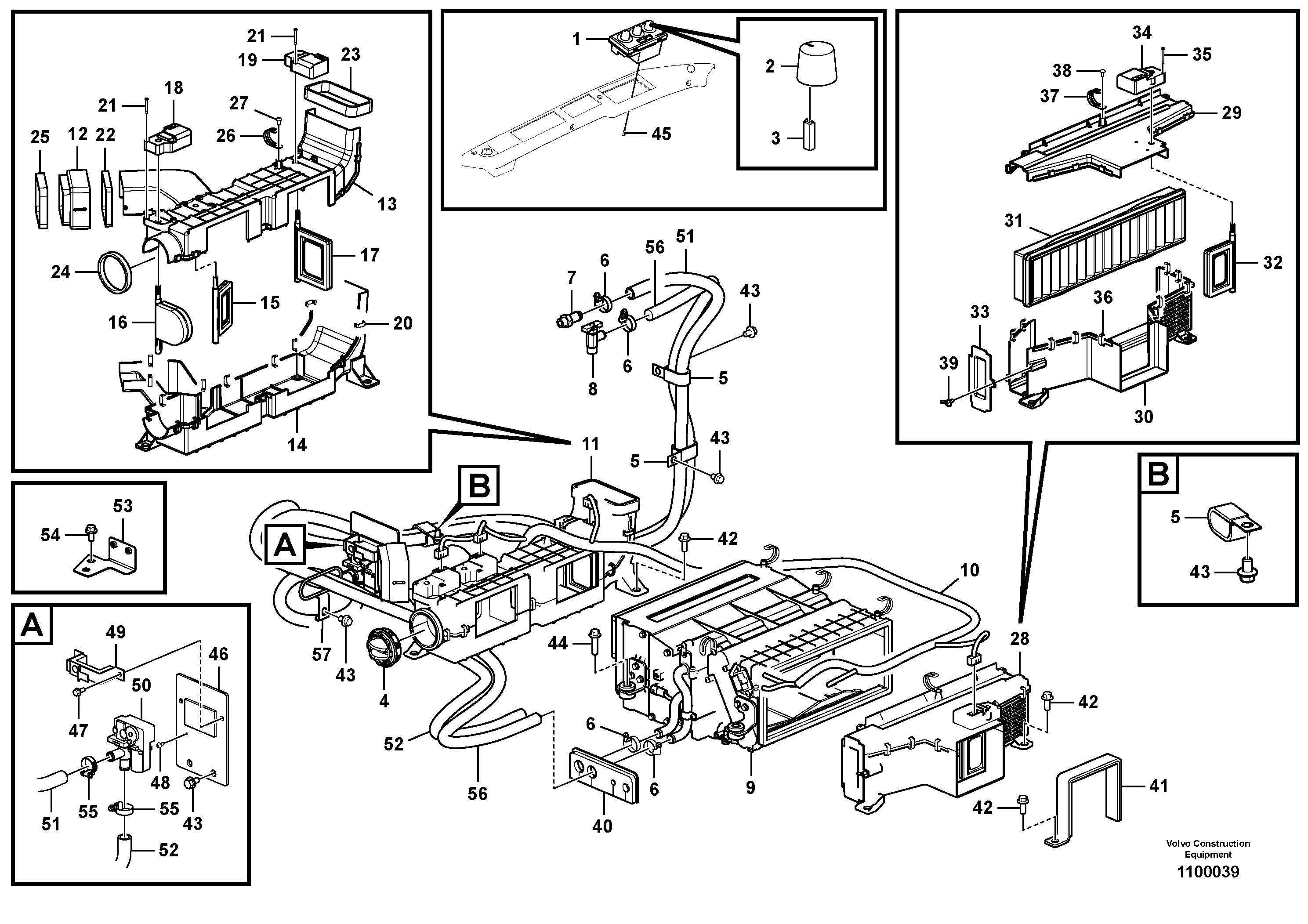 Extendible dipper Cylinder VOE14642265 VOLVO