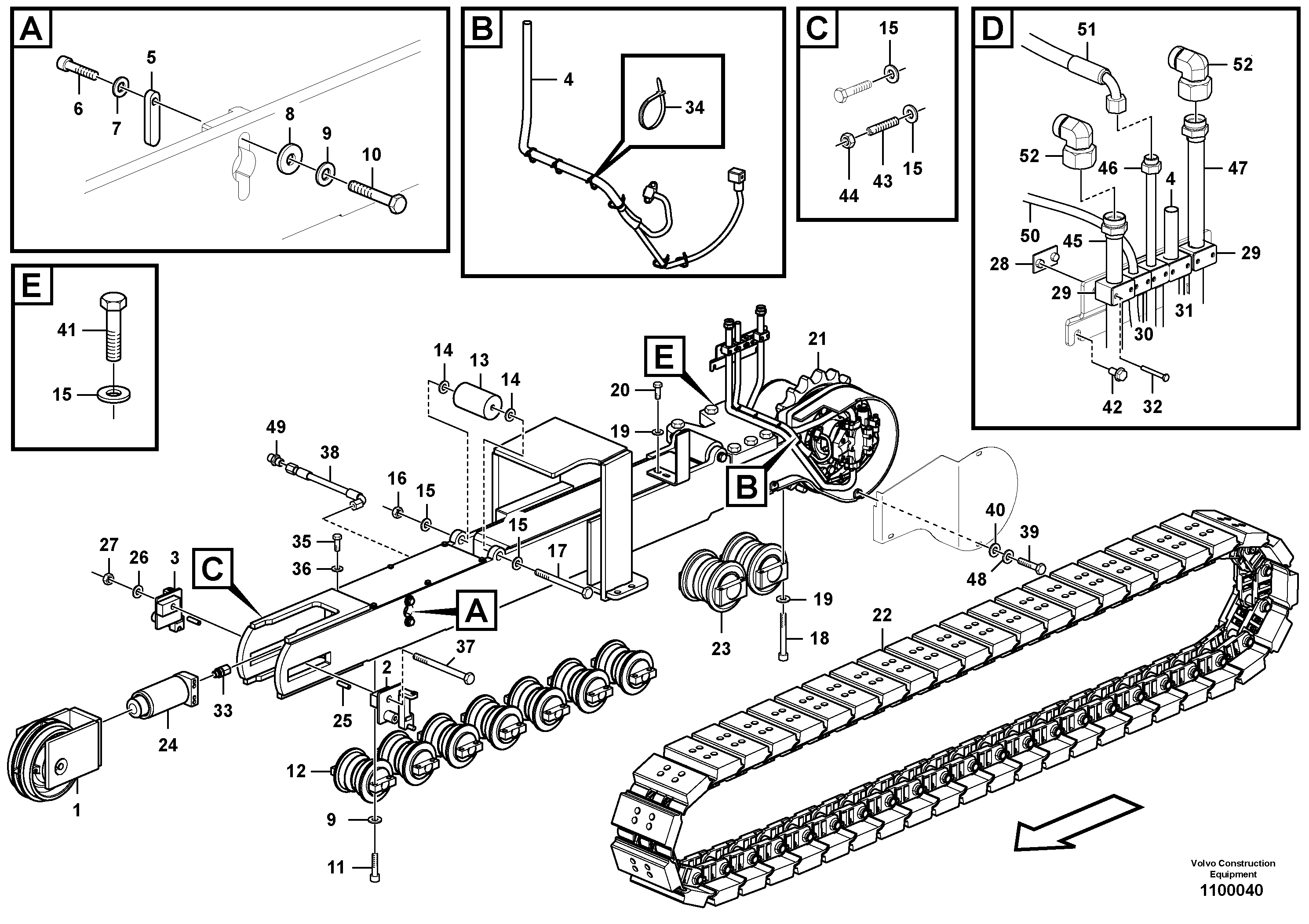Timing gear casing VOE15196429 VOLVO