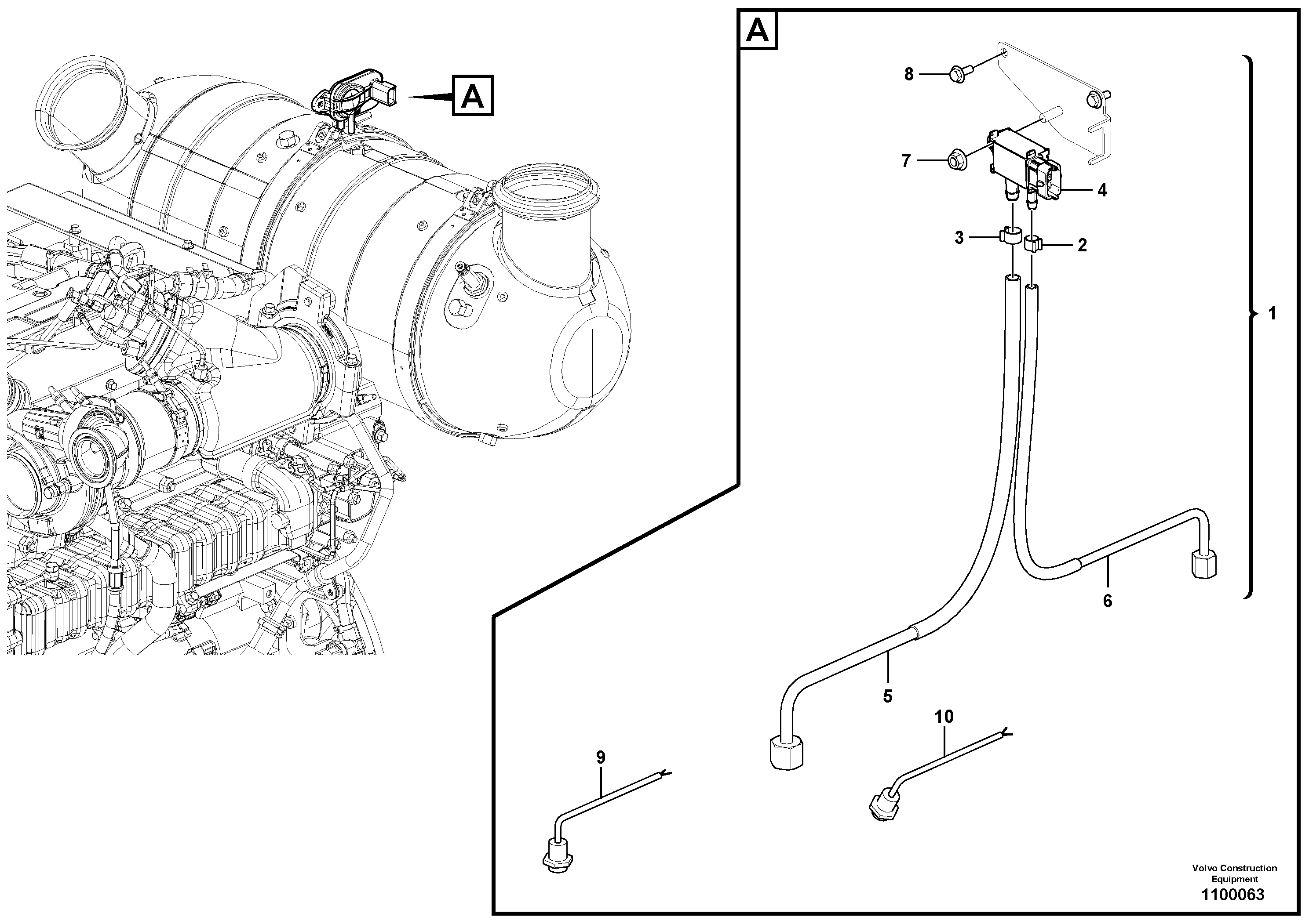Press. lim. valve VOE22553008 VOLVO