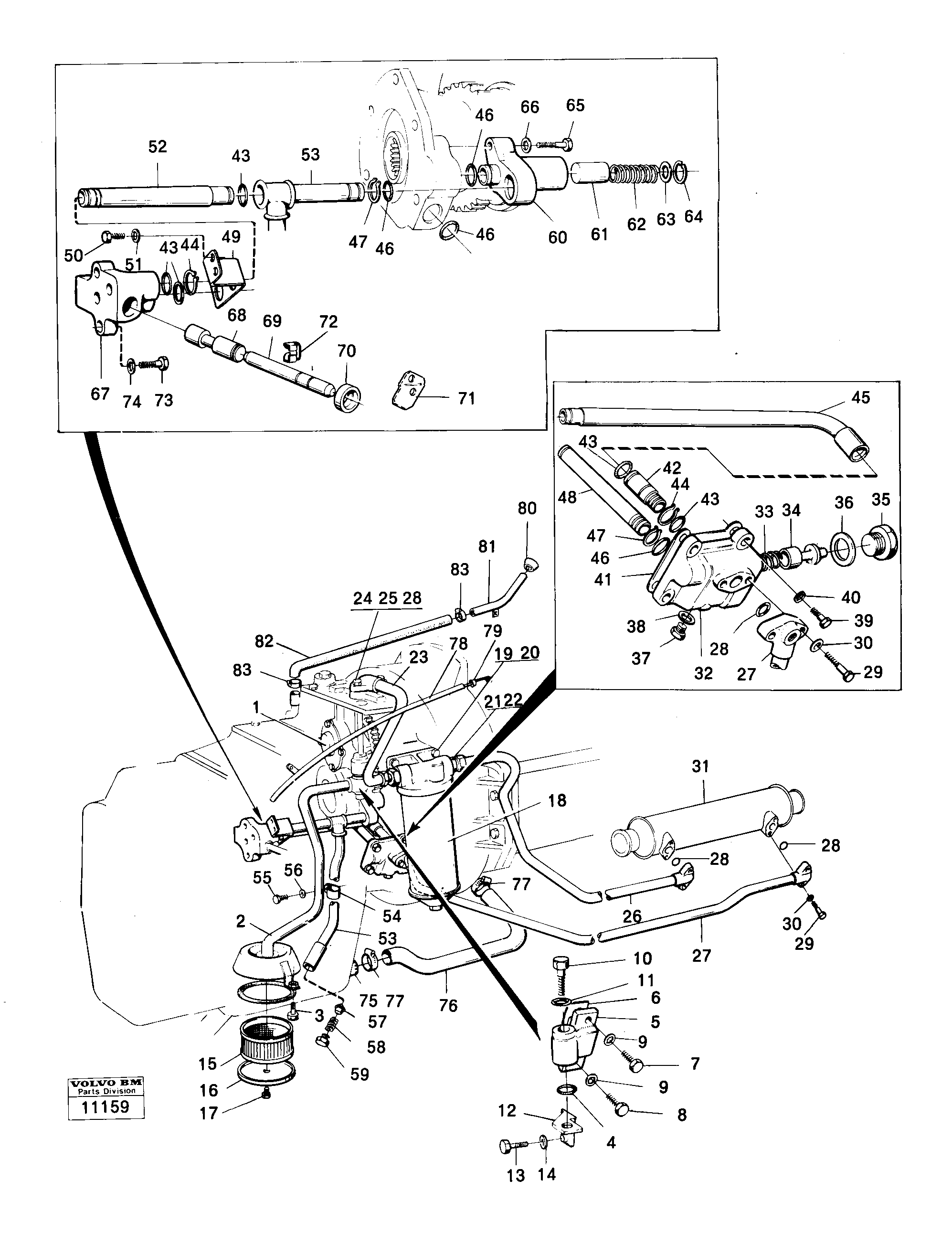 For upper engine part VOE13950151 VOLVO