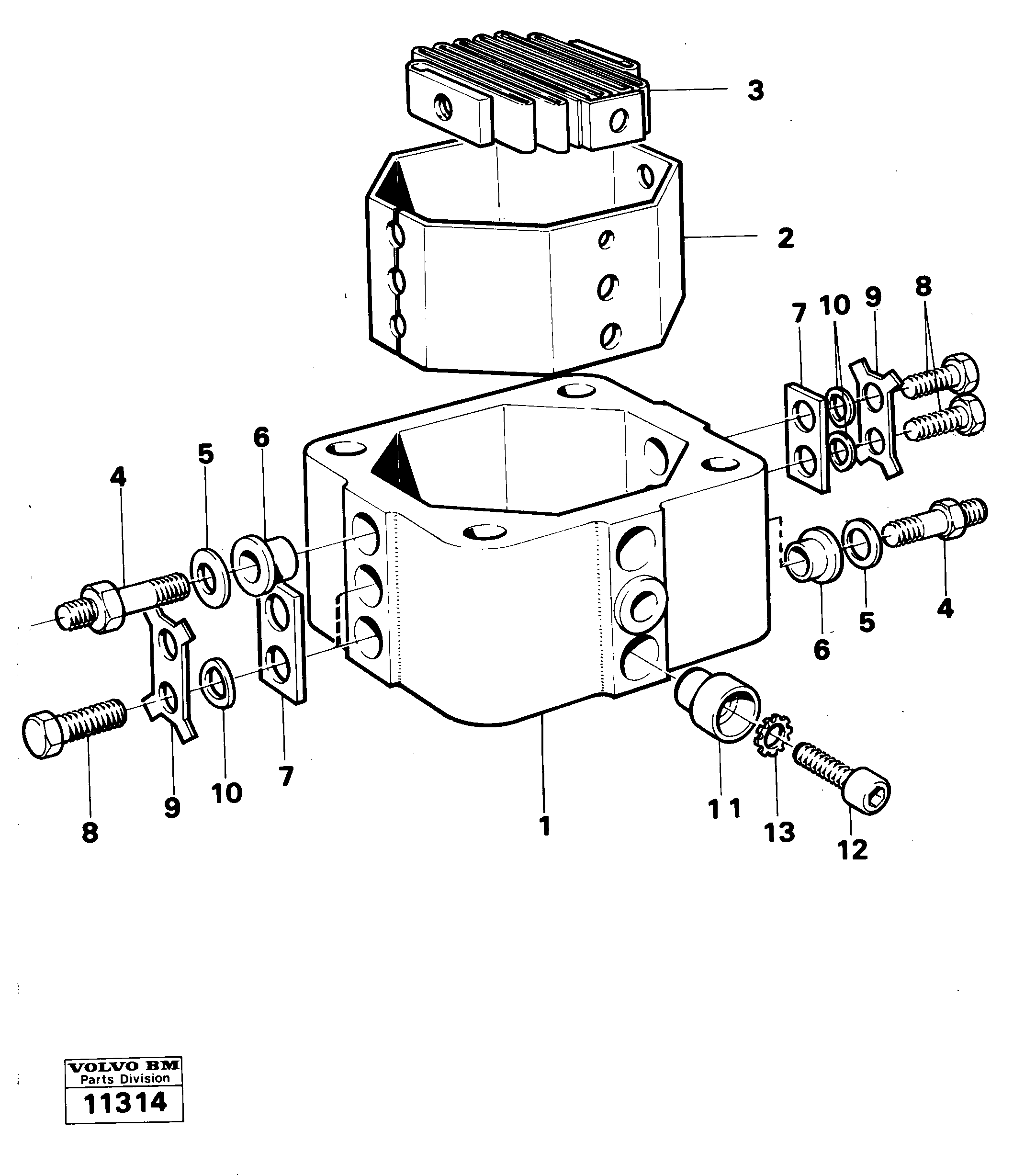 Shutter, Lh VOE942604 VOLVO