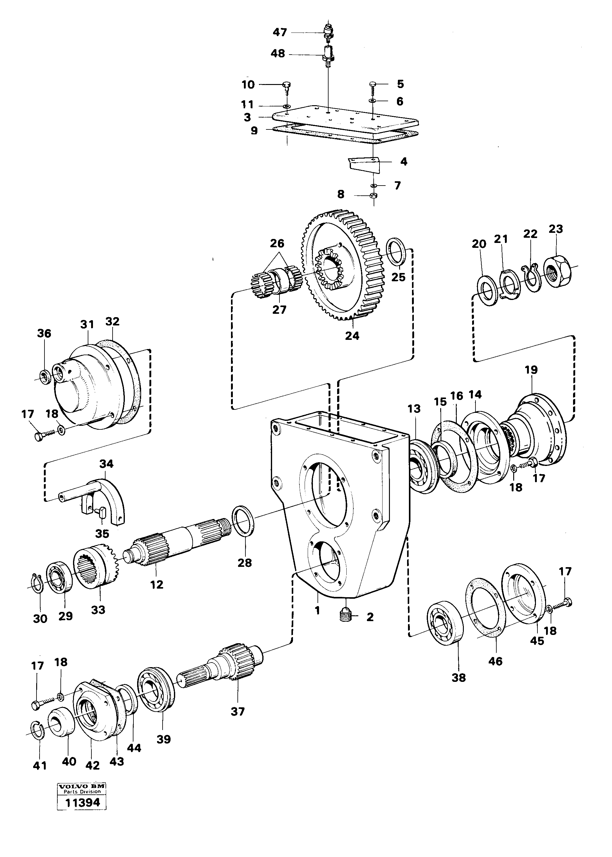 Base Cover VOE4837044 VOLVO