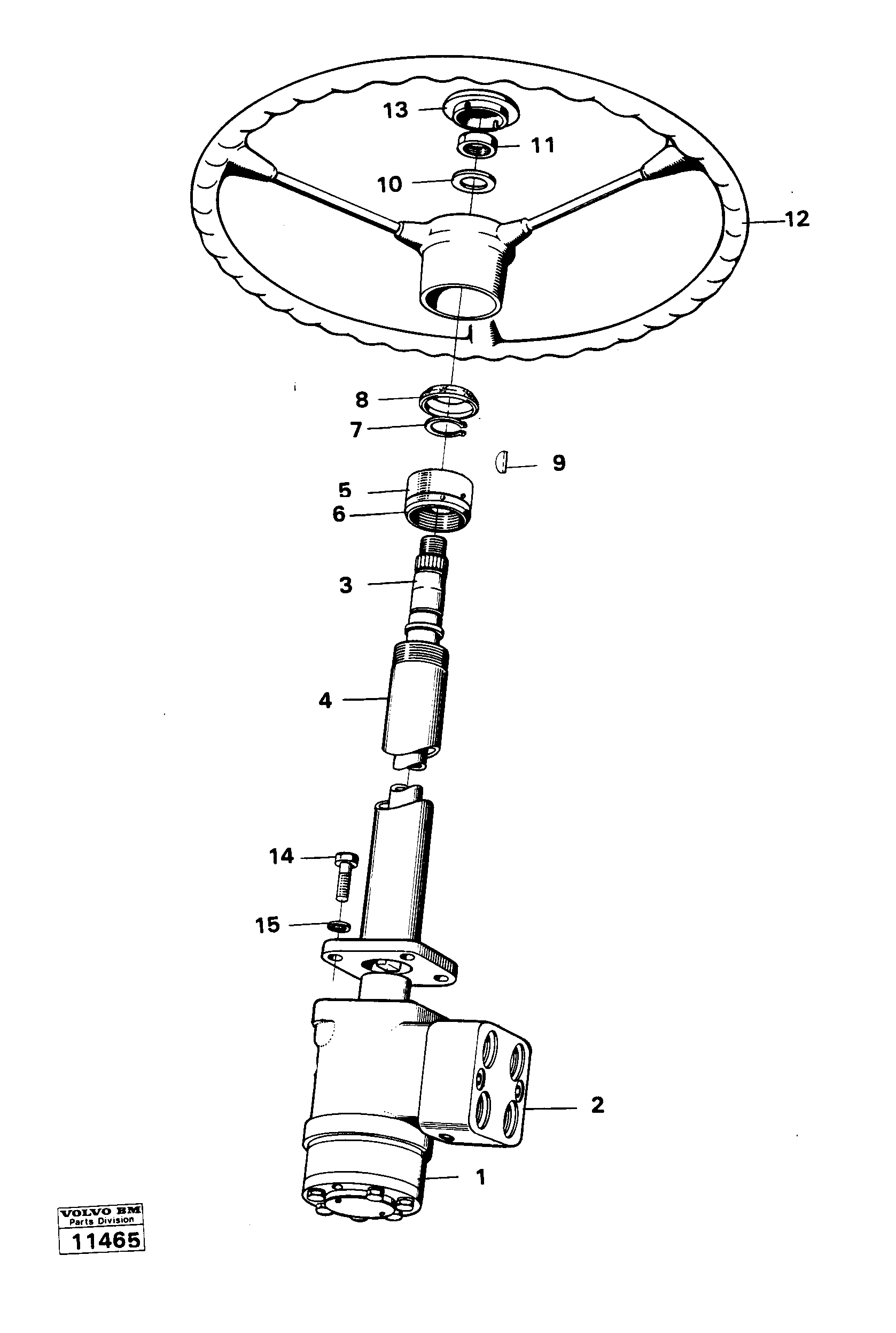 Flange Cap Nut VOE941913 VOLVO