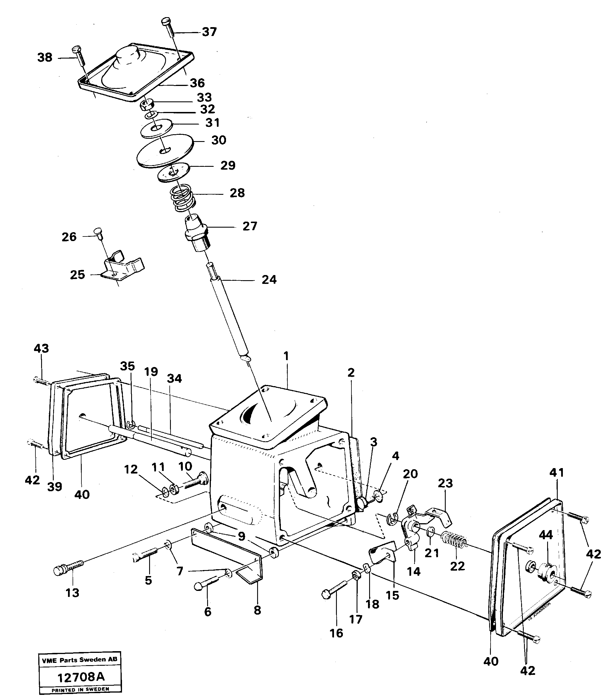 For upper engine part VOE849518 VOLVO