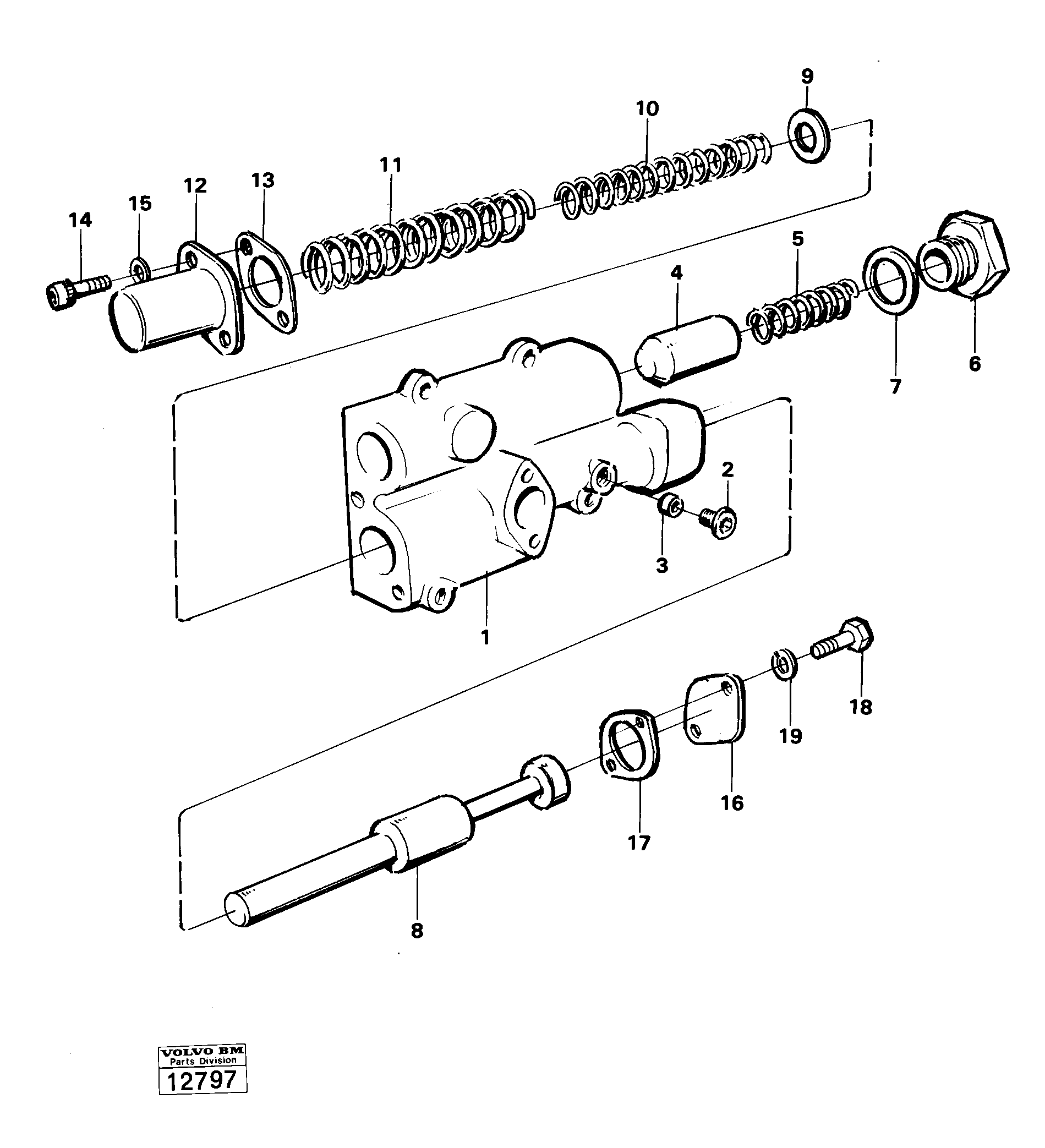 Valve VOE4718064 VOLVO