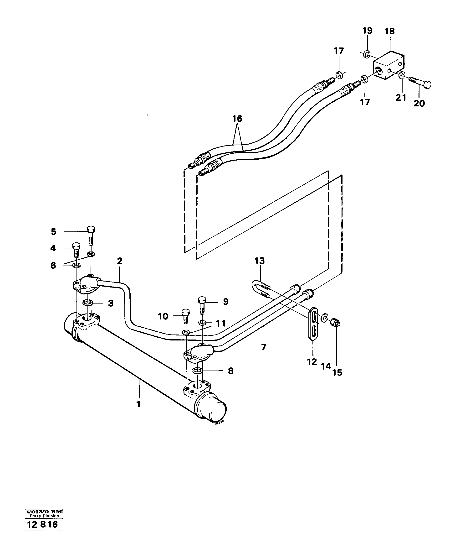 Spacer ring VOE4927411 VOLVO