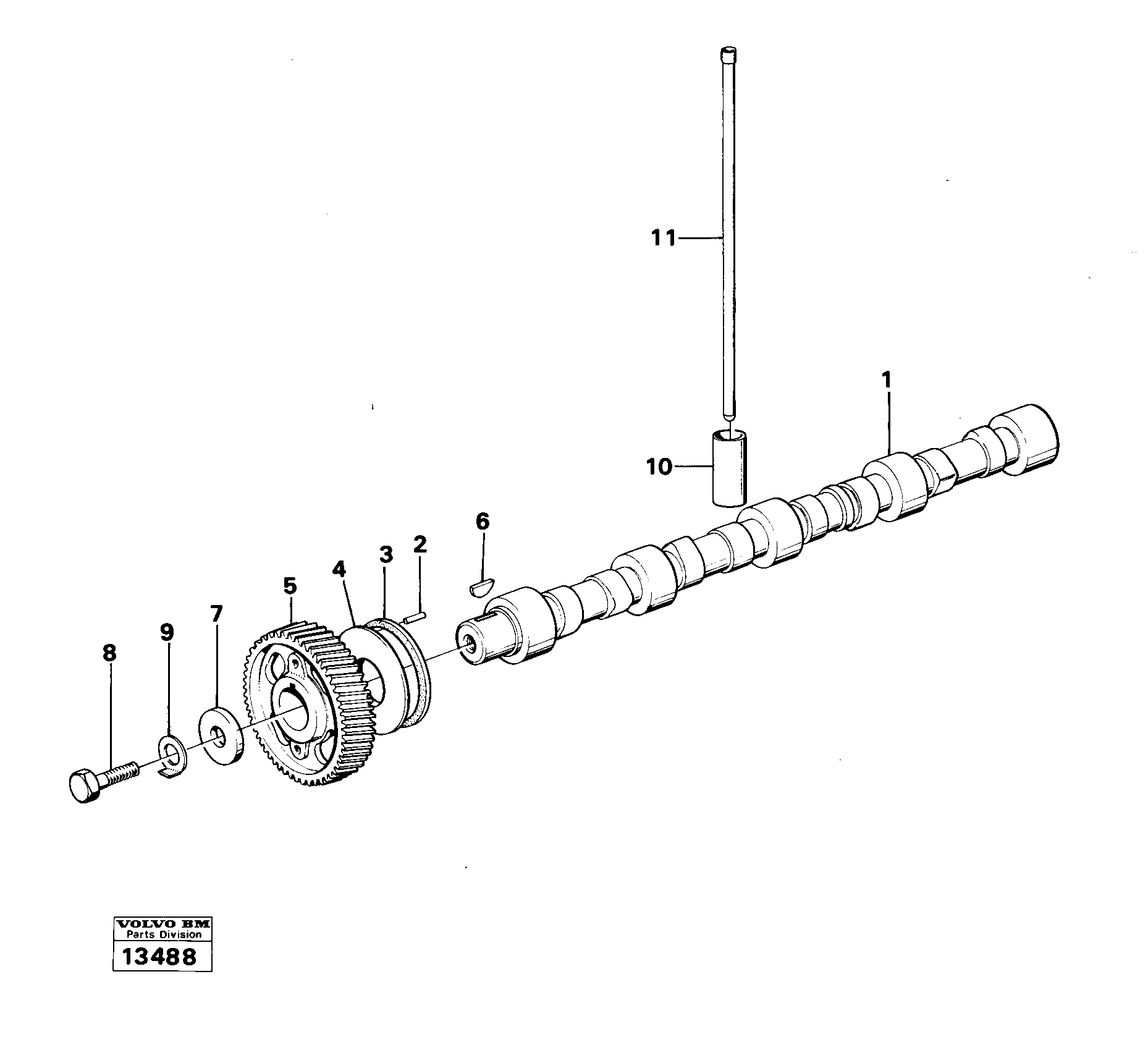 Mounting rail VOE955581 VOLVO