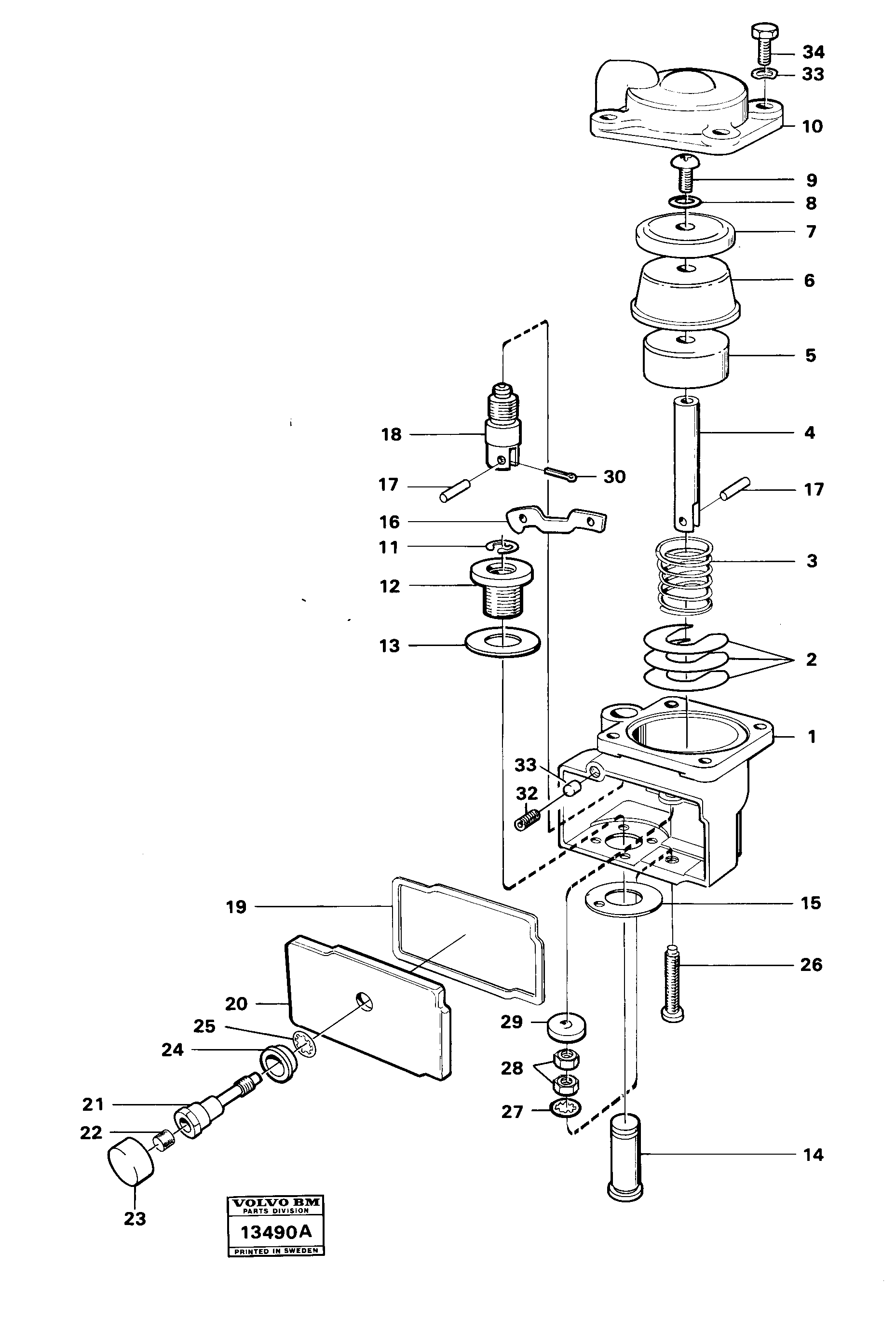 For upper engine part PJ/VOE7480175 VOLVO