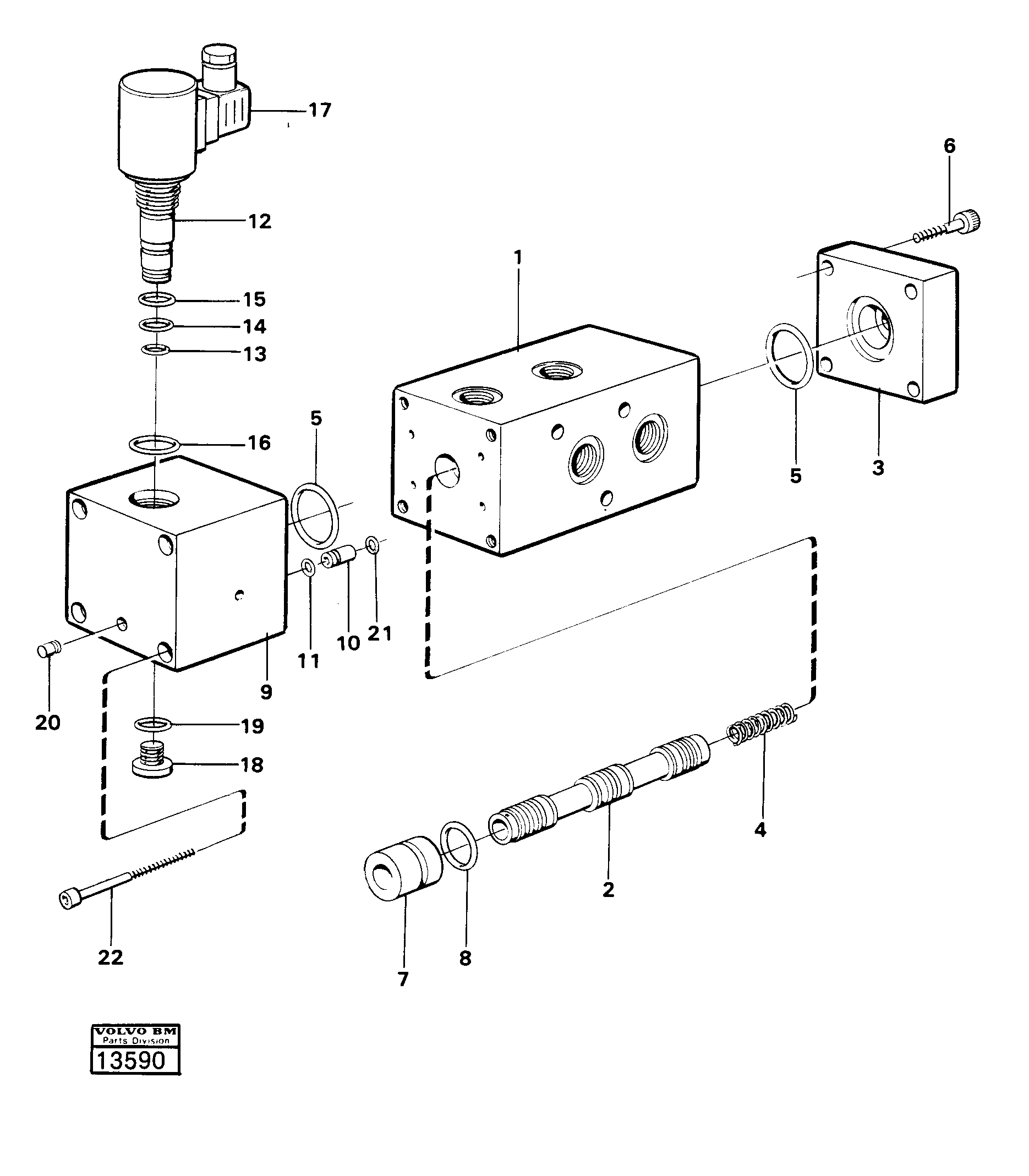 Valve VOE4866004 VOLVO